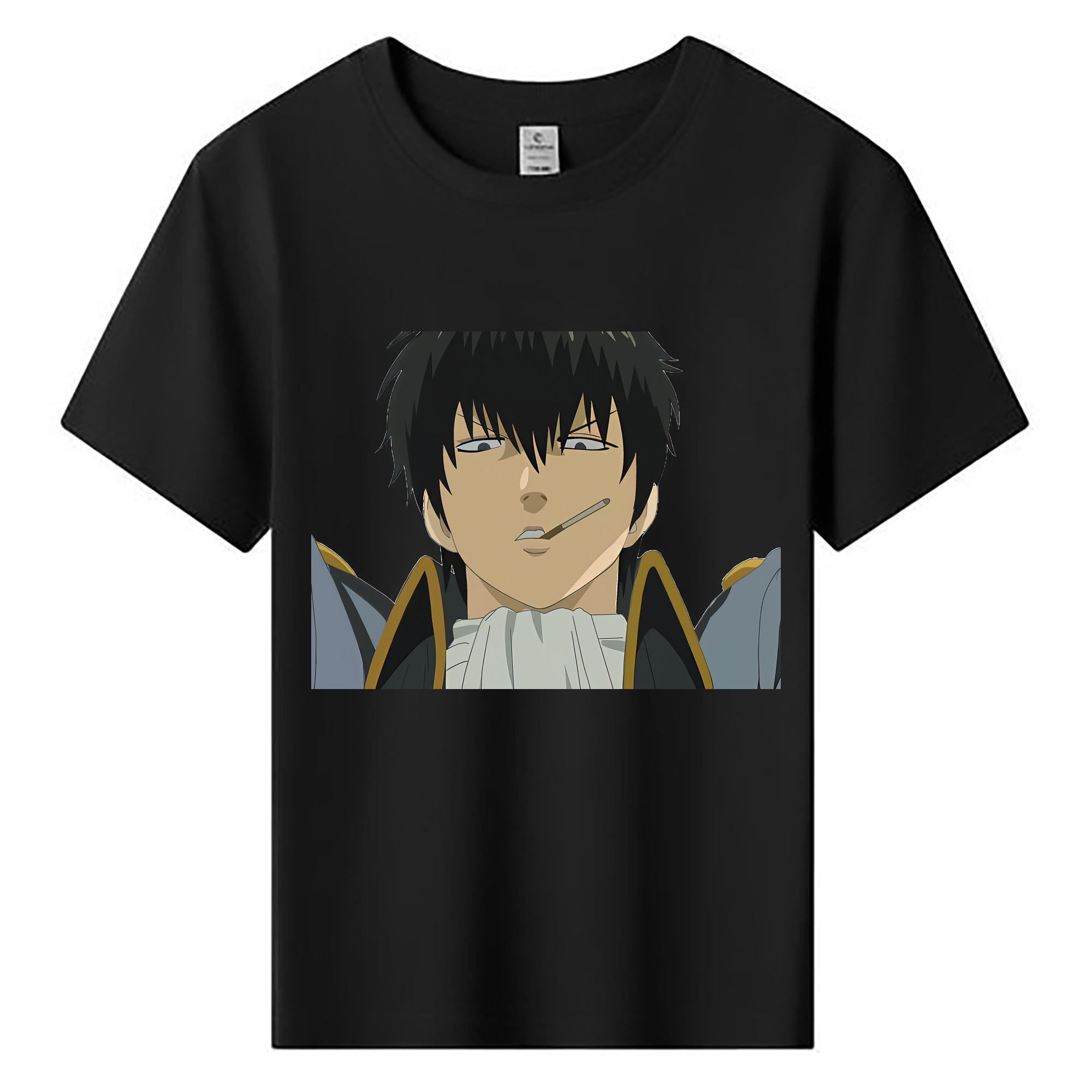 （画像用） ぎんたま 坂田銀時（さかたぎんとき） 神楽 志村新八（しむら しんぱち） GINTAMA Sakata Gintoki Kagura Shimura Shinpachi 綿100％キッズTシャツ（フロントプリント）