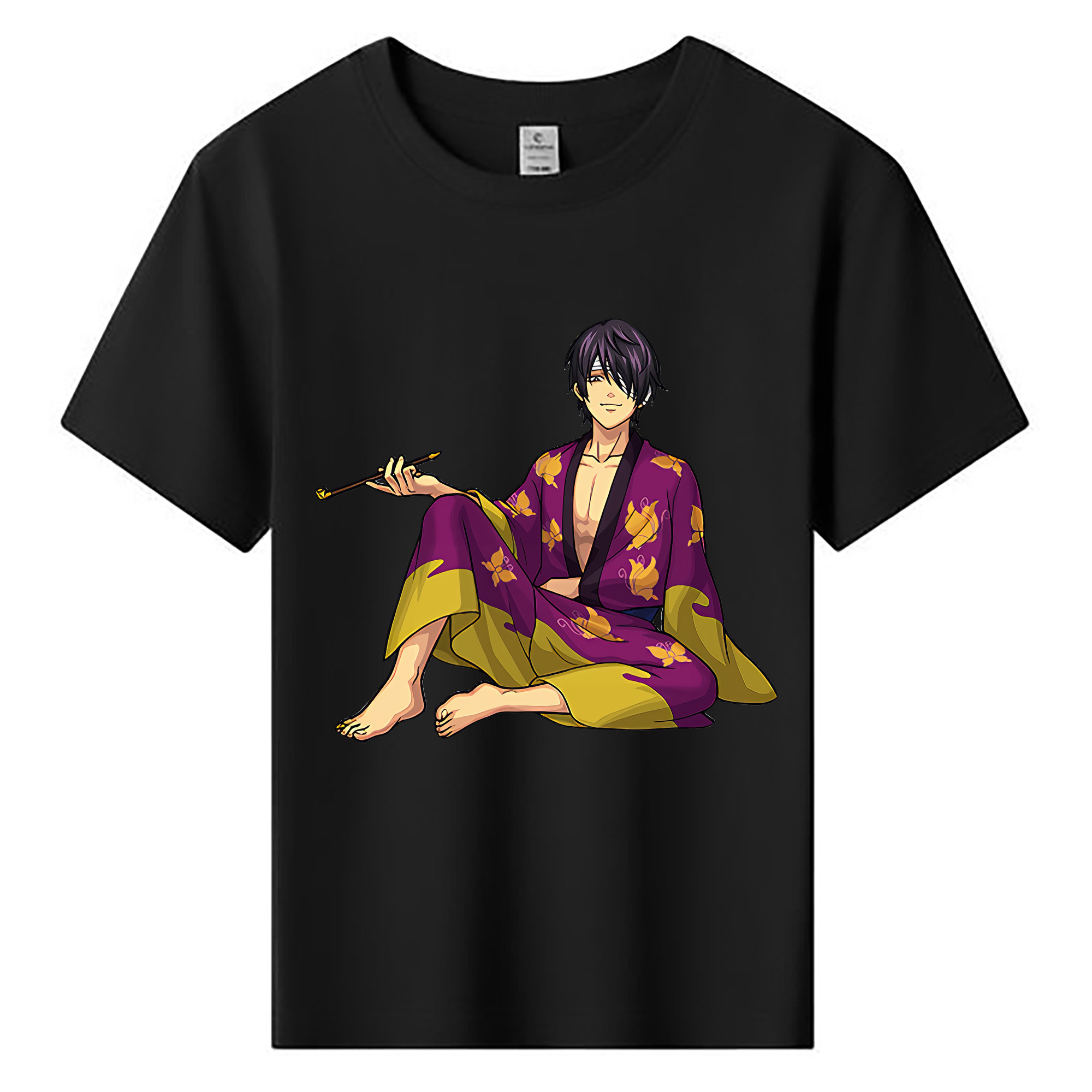 （画像用） ぎんたま 坂田銀時（さかたぎんとき） 神楽 志村新八（しむら しんぱち） GINTAMA Sakata Gintoki Kagura Shimura Shinpachi 綿100％キッズTシャツ（フロントプリント）