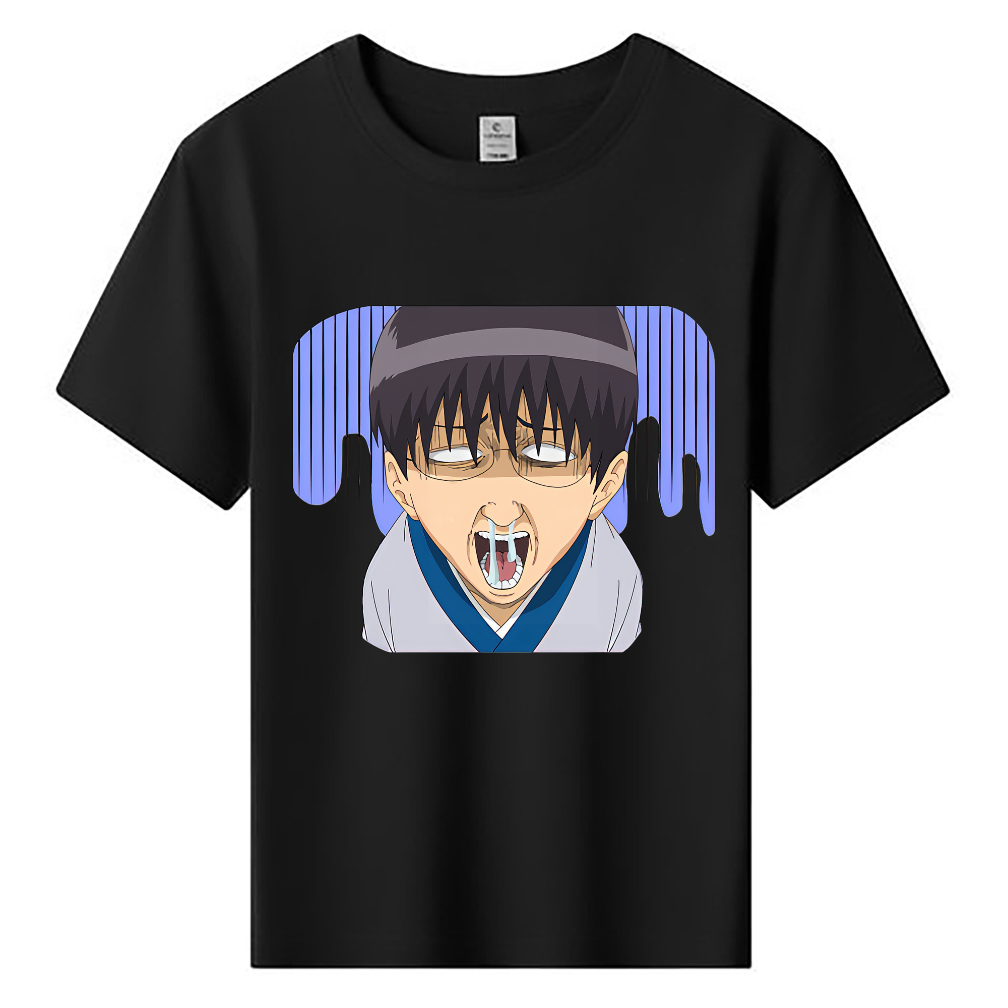 （画像用） ぎんたま 坂田銀時（さかたぎんとき） 神楽 志村新八（しむら しんぱち） GINTAMA Sakata Gintoki Kagura Shimura Shinpachi 綿100％キッズTシャツ（フロントプリント）