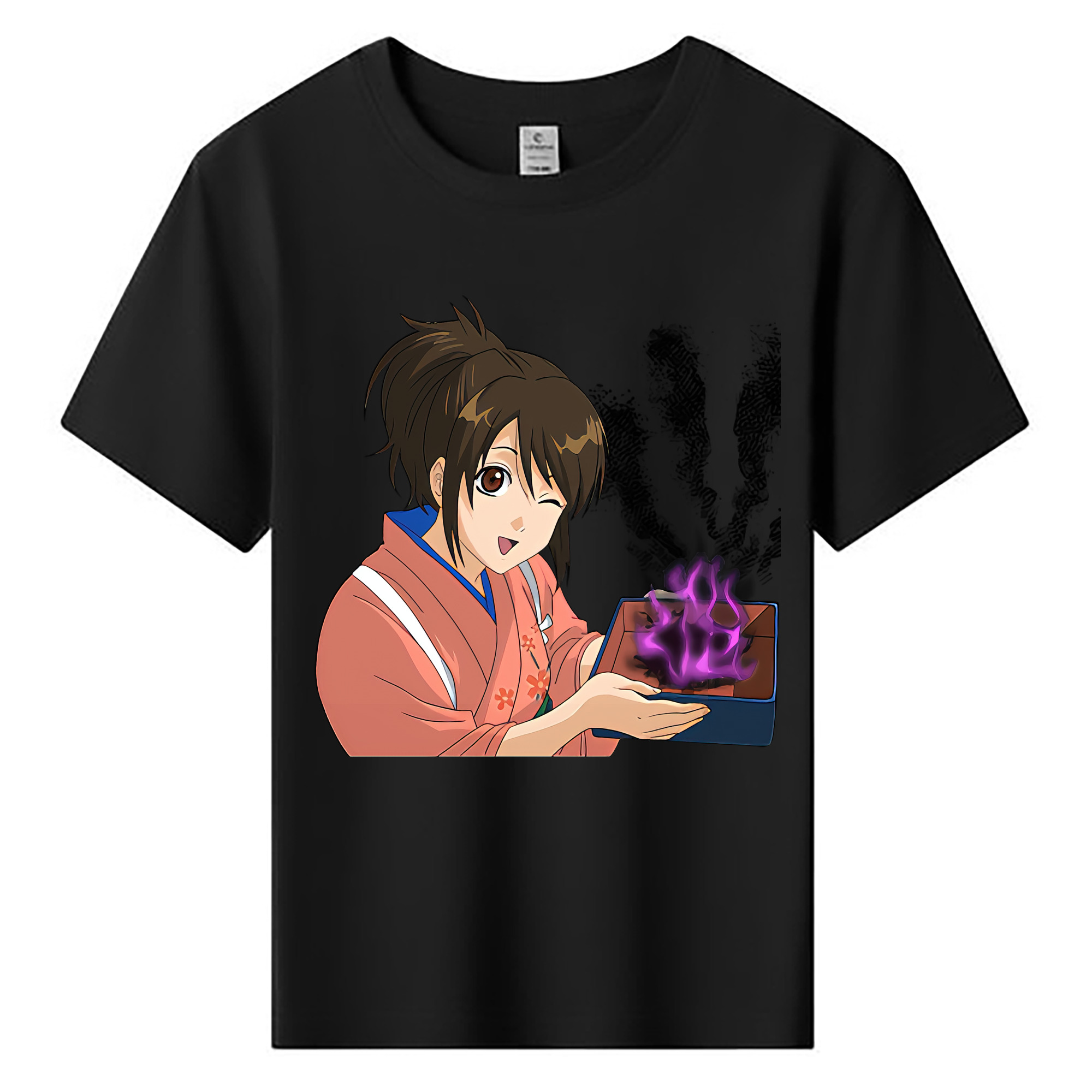 （画像用） ぎんたま 坂田銀時（さかたぎんとき） 神楽 志村新八（しむら しんぱち） GINTAMA Sakata Gintoki Kagura Shimura Shinpachi 綿100％キッズTシャツ（フロントプリント）