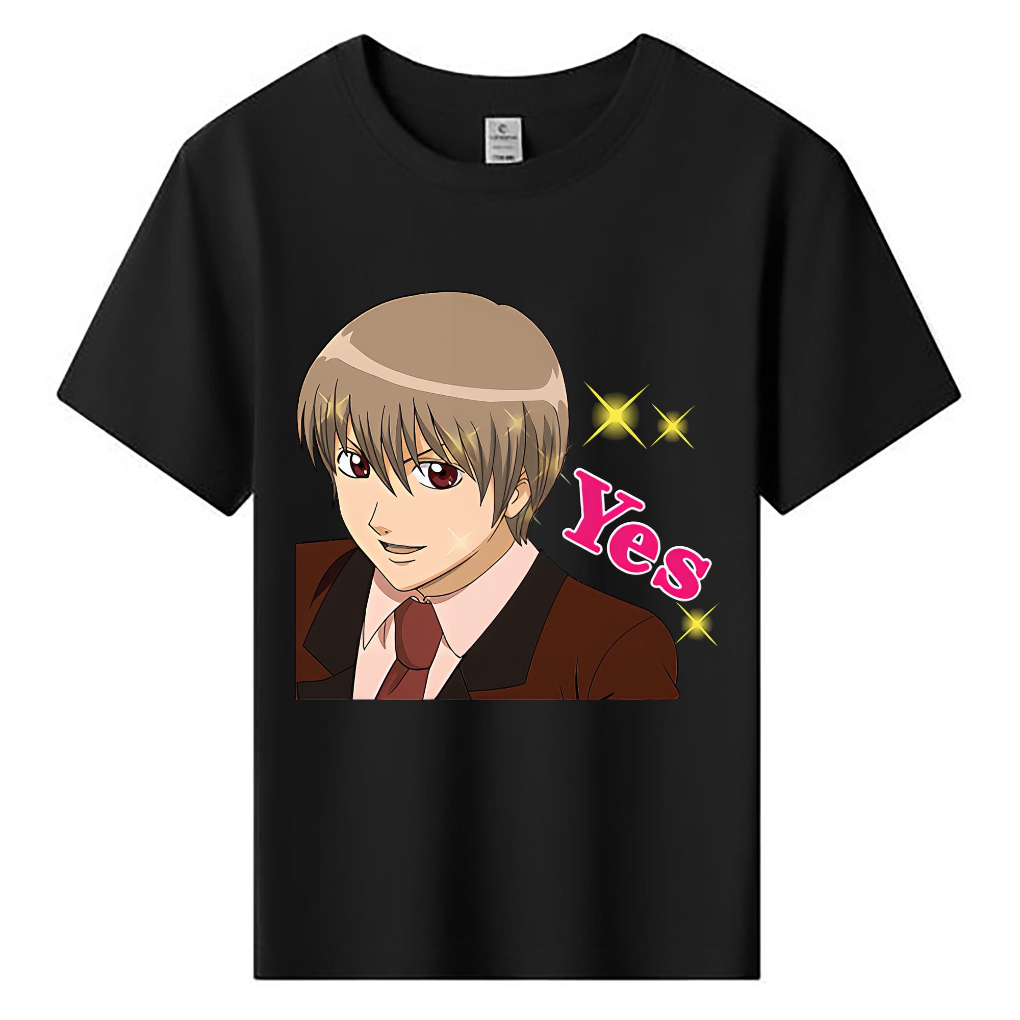 （画像用） ぎんたま 坂田銀時（さかたぎんとき） 神楽 志村新八（しむら しんぱち） GINTAMA Sakata Gintoki Kagura Shimura Shinpachi 綿100％キッズTシャツ（フロントプリント）