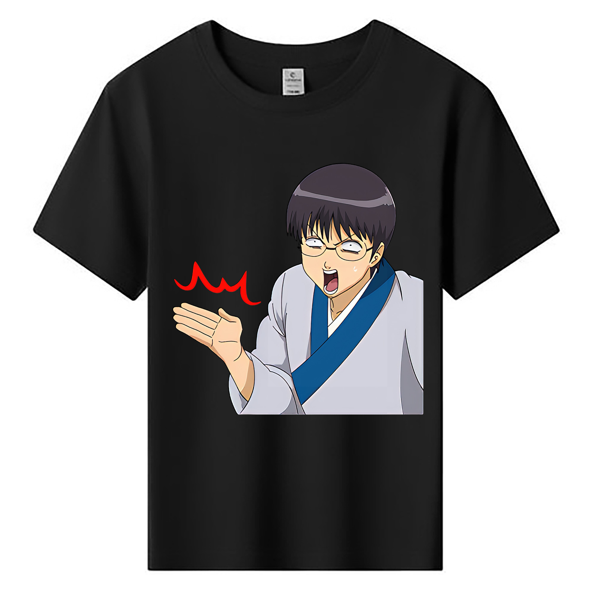 （画像用） ぎんたま 坂田銀時（さかたぎんとき） 神楽 志村新八（しむら しんぱち） GINTAMA Sakata Gintoki Kagura Shimura Shinpachi 綿100％キッズTシャツ（フロントプリント）