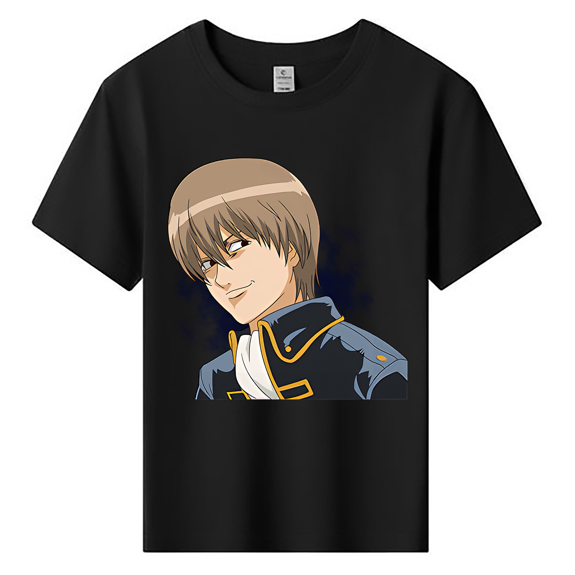 （画像用） ぎんたま 坂田銀時（さかたぎんとき） 神楽 志村新八（しむら しんぱち） GINTAMA Sakata Gintoki Kagura Shimura Shinpachi 綿100％キッズTシャツ（フロントプリント）