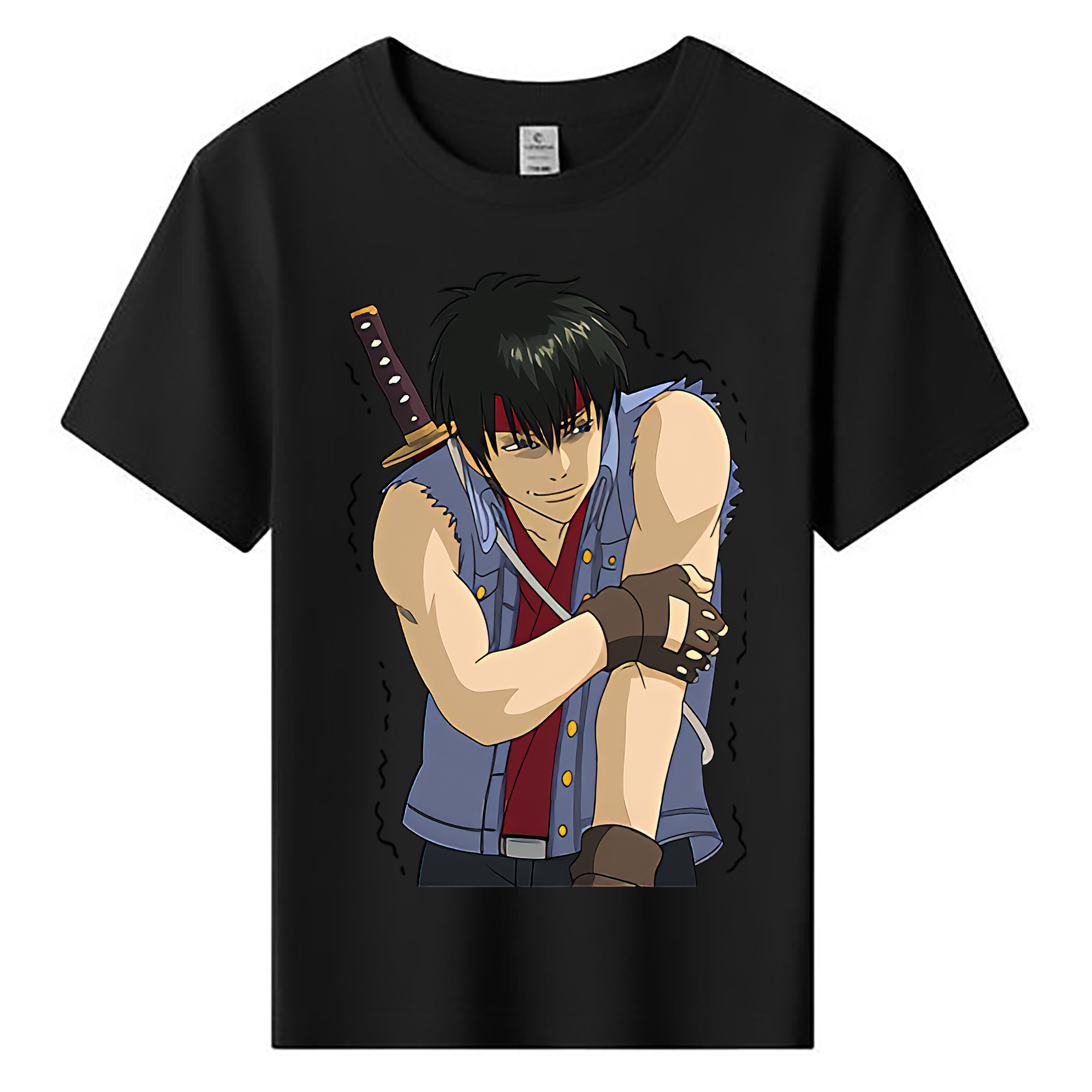 （画像用） ぎんたま 坂田銀時（さかたぎんとき） 神楽 志村新八（しむら しんぱち） GINTAMA Sakata Gintoki Kagura Shimura Shinpachi 綿100％キッズTシャツ（フロントプリント）
