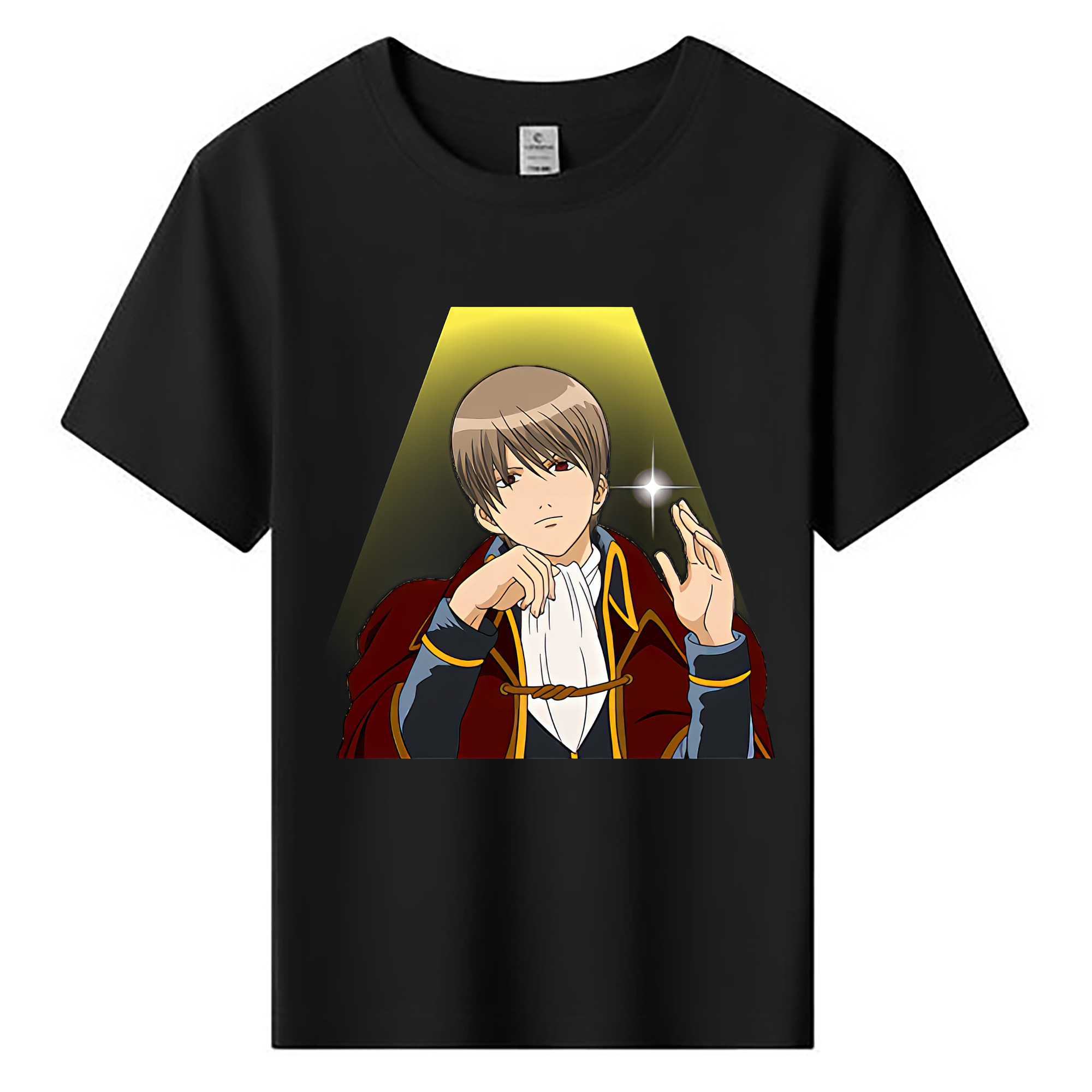 （画像用） ぎんたま 坂田銀時（さかたぎんとき） 神楽 志村新八（しむら しんぱち） GINTAMA Sakata Gintoki Kagura Shimura Shinpachi 綿100％キッズTシャツ（フロントプリント）