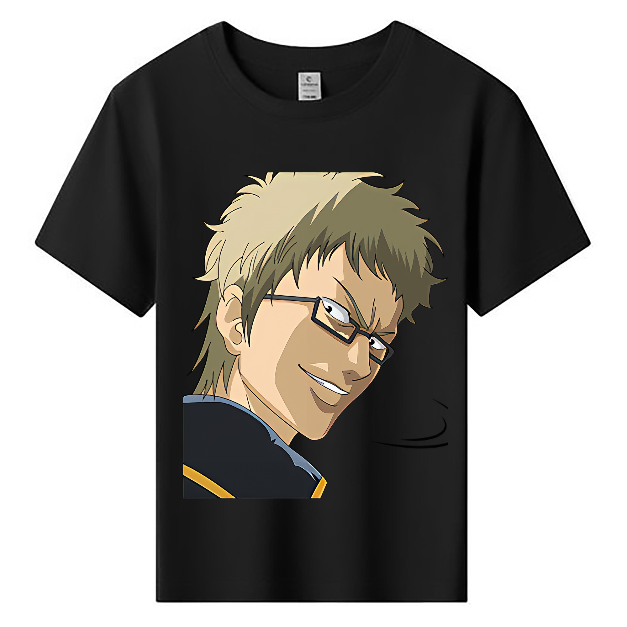 （画像用） ぎんたま 坂田銀時（さかたぎんとき） 神楽 志村新八（しむら しんぱち） GINTAMA Sakata Gintoki Kagura Shimura Shinpachi 綿100％キッズTシャツ（フロントプリント）