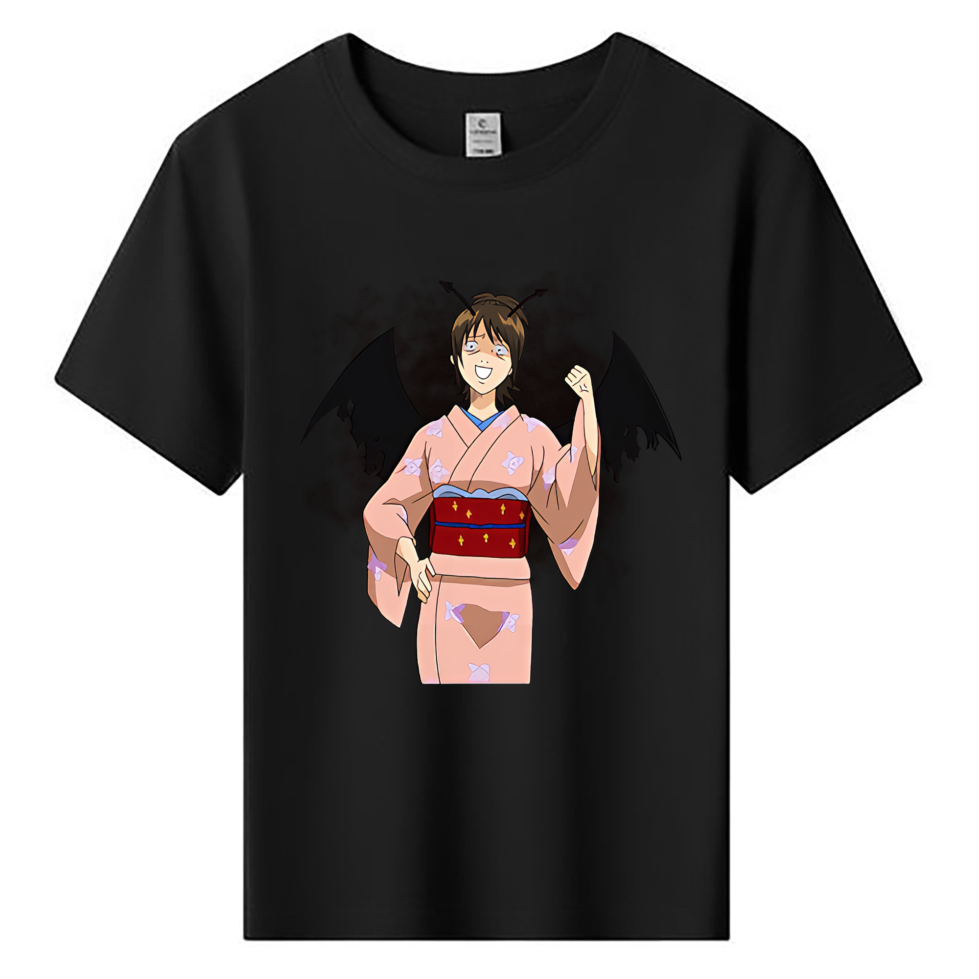 （画像用） ぎんたま 坂田銀時（さかたぎんとき） 神楽 志村新八（しむら しんぱち） GINTAMA Sakata Gintoki Kagura Shimura Shinpachi 綿100％キッズTシャツ（フロントプリント）