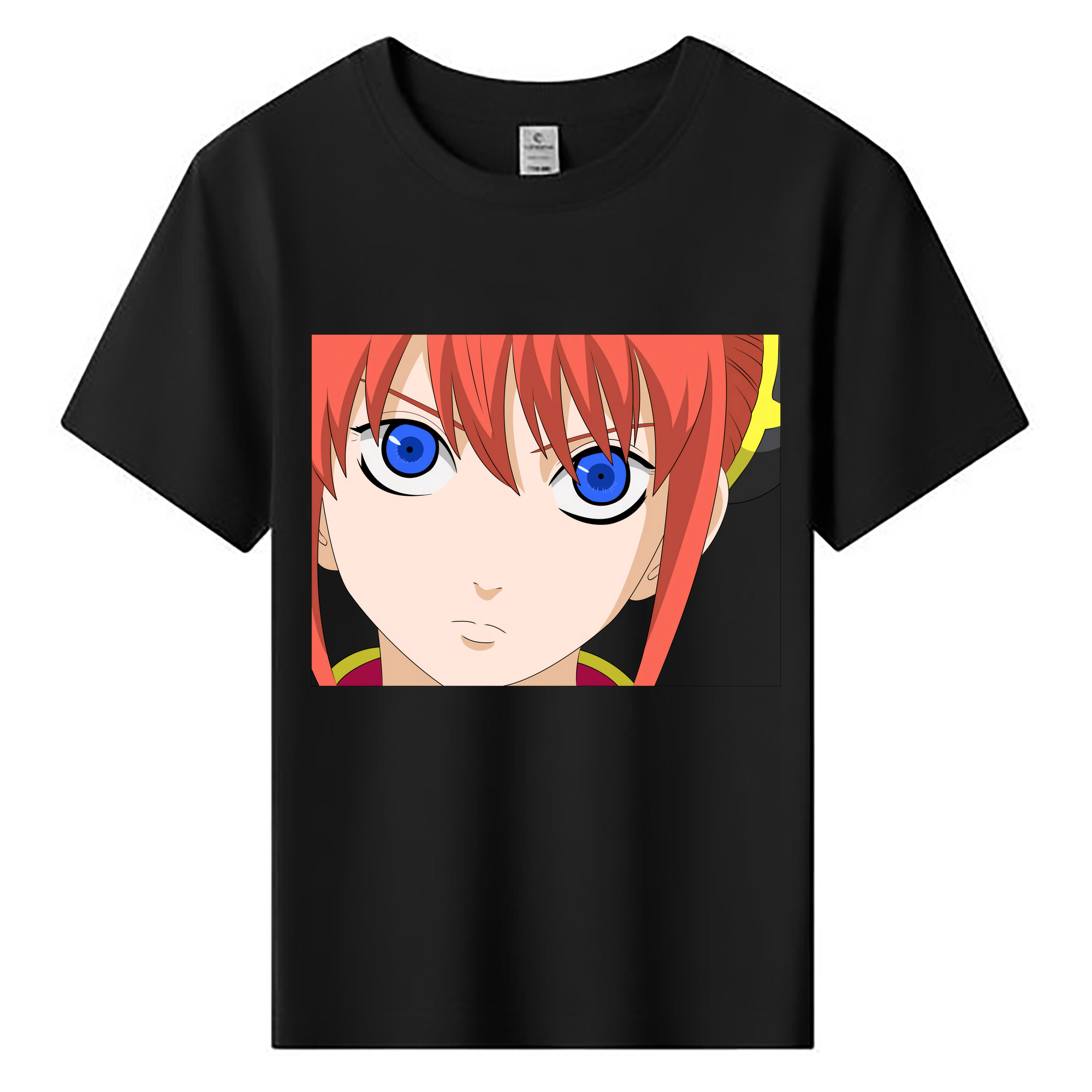 （画像用） ぎんたま 坂田銀時（さかたぎんとき） 神楽 志村新八（しむら しんぱち） GINTAMA Sakata Gintoki Kagura Shimura Shinpachi 綿100％キッズTシャツ（フロントプリント）