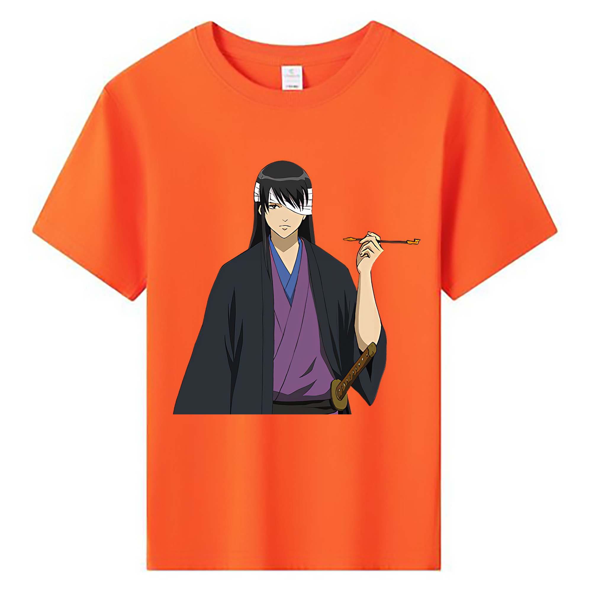 （画像用） ぎんたま 坂田銀時（さかたぎんとき） 神楽 志村新八（しむら しんぱち） GINTAMA Sakata Gintoki Kagura Shimura Shinpachi 綿100％キッズTシャツ（フロントプリント）