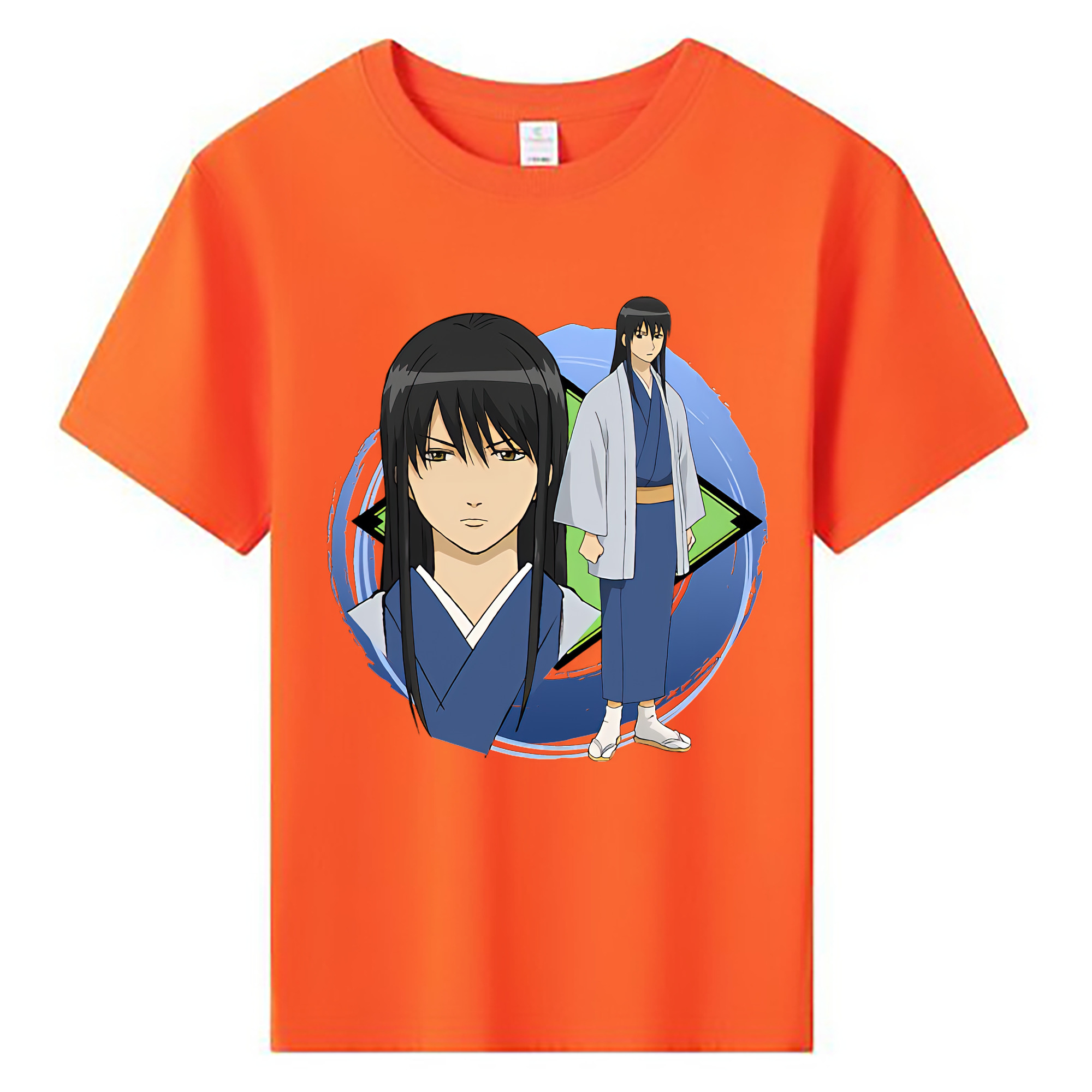 （画像用） ぎんたま 坂田銀時（さかたぎんとき） 神楽 志村新八（しむら しんぱち） GINTAMA Sakata Gintoki Kagura Shimura Shinpachi 綿100％キッズTシャツ（フロントプリント）