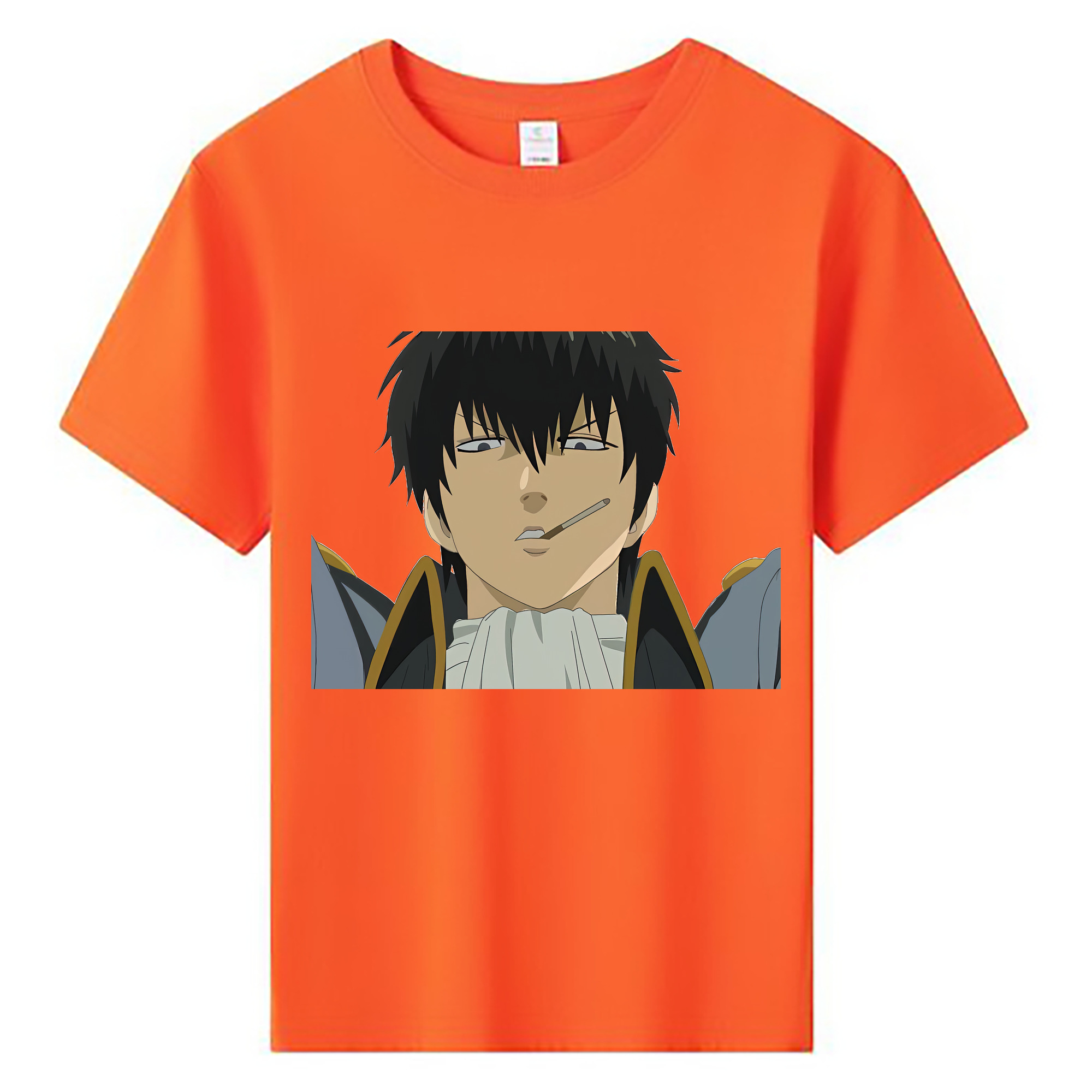 （画像用） ぎんたま 坂田銀時（さかたぎんとき） 神楽 志村新八（しむら しんぱち） GINTAMA Sakata Gintoki Kagura Shimura Shinpachi 綿100％キッズTシャツ（フロントプリント）