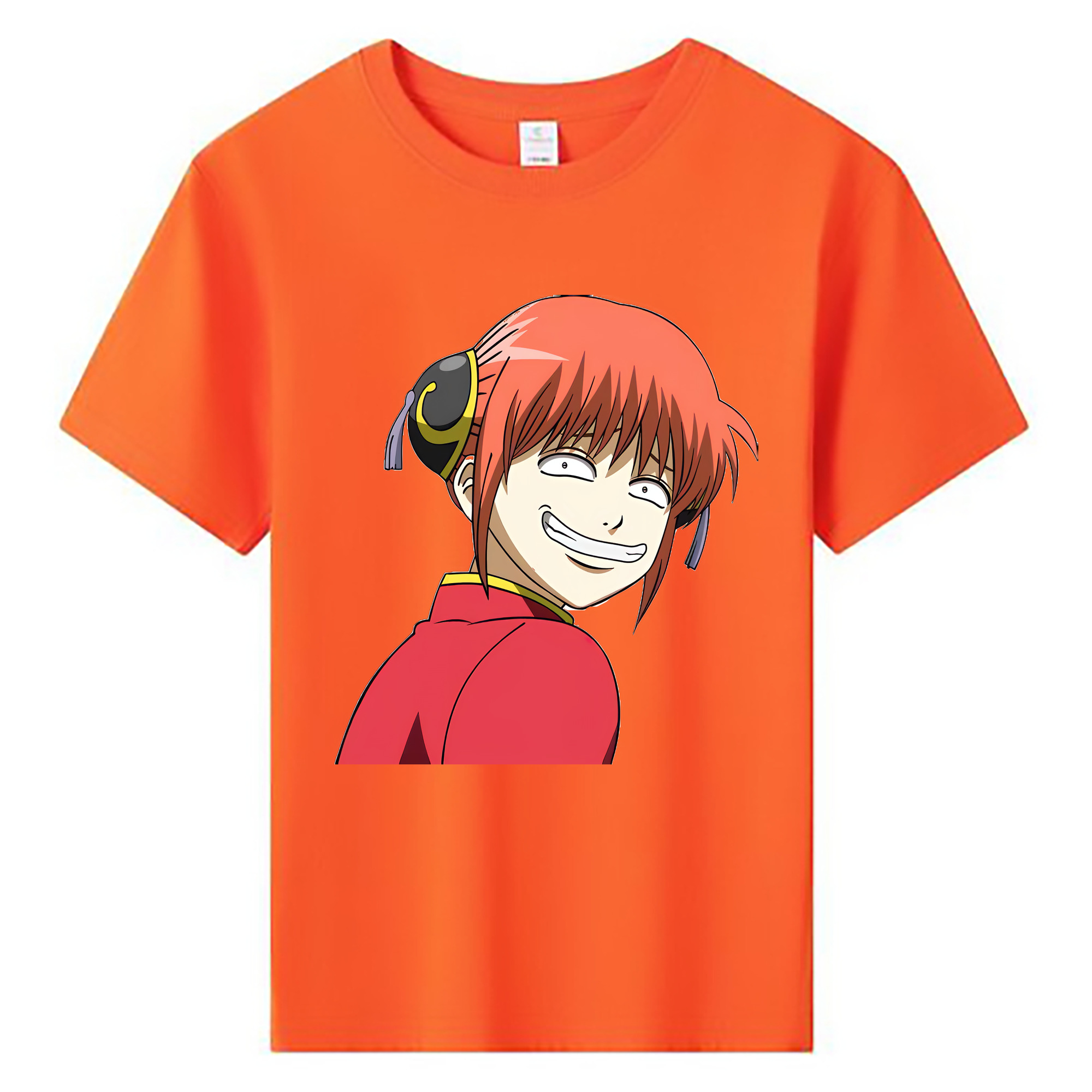 （画像用） ぎんたま 坂田銀時（さかたぎんとき） 神楽 志村新八（しむら しんぱち） GINTAMA Sakata Gintoki Kagura Shimura Shinpachi 綿100％キッズTシャツ（フロントプリント）
