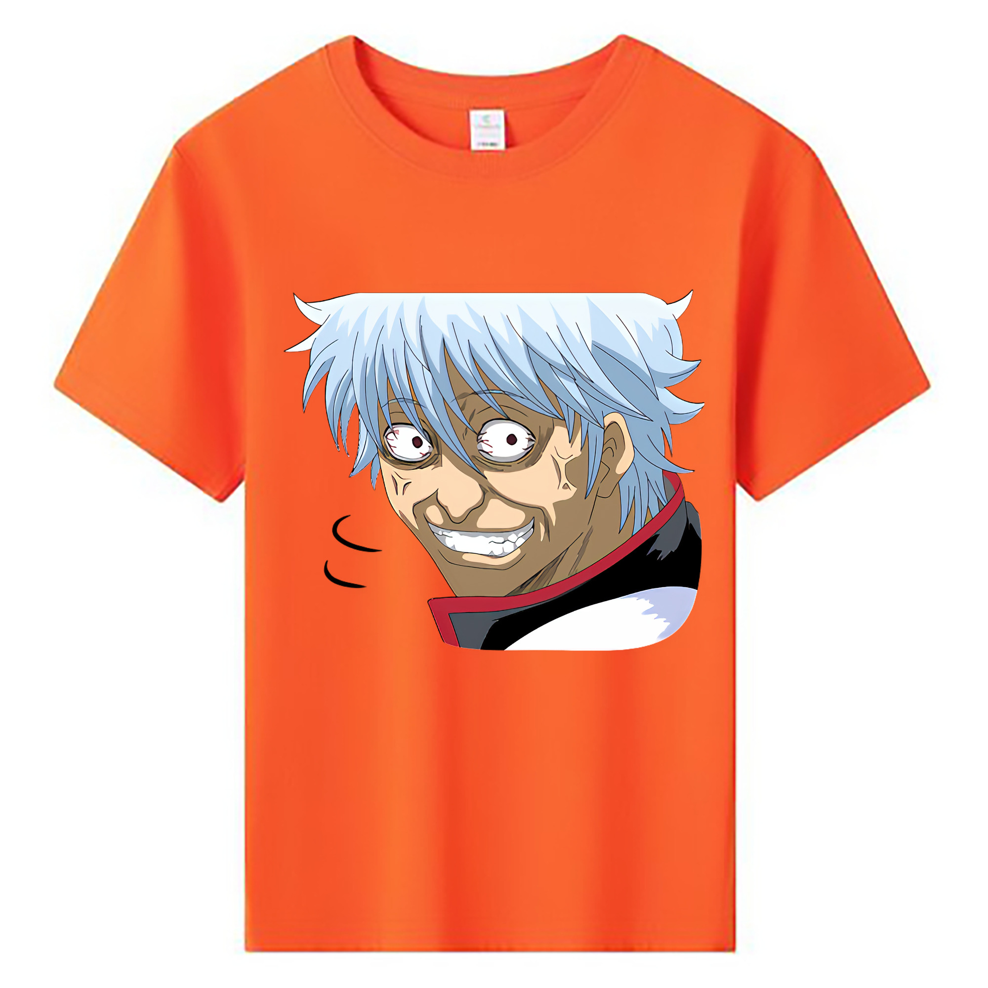 （画像用） ぎんたま 坂田銀時（さかたぎんとき） 神楽 志村新八（しむら しんぱち） GINTAMA Sakata Gintoki Kagura Shimura Shinpachi 綿100％キッズTシャツ（フロントプリント）
