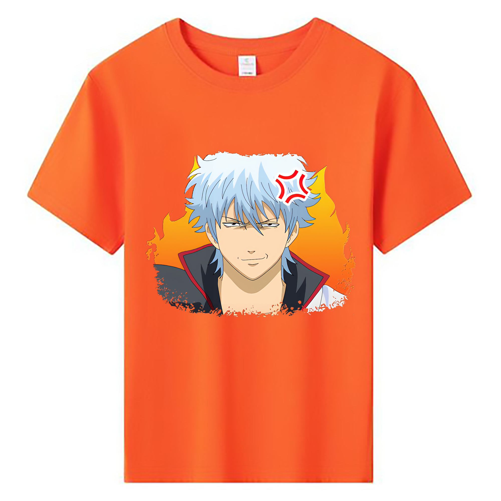 （画像用） ぎんたま 坂田銀時（さかたぎんとき） 神楽 志村新八（しむら しんぱち） GINTAMA Sakata Gintoki Kagura Shimura Shinpachi 綿100％キッズTシャツ（フロントプリント）