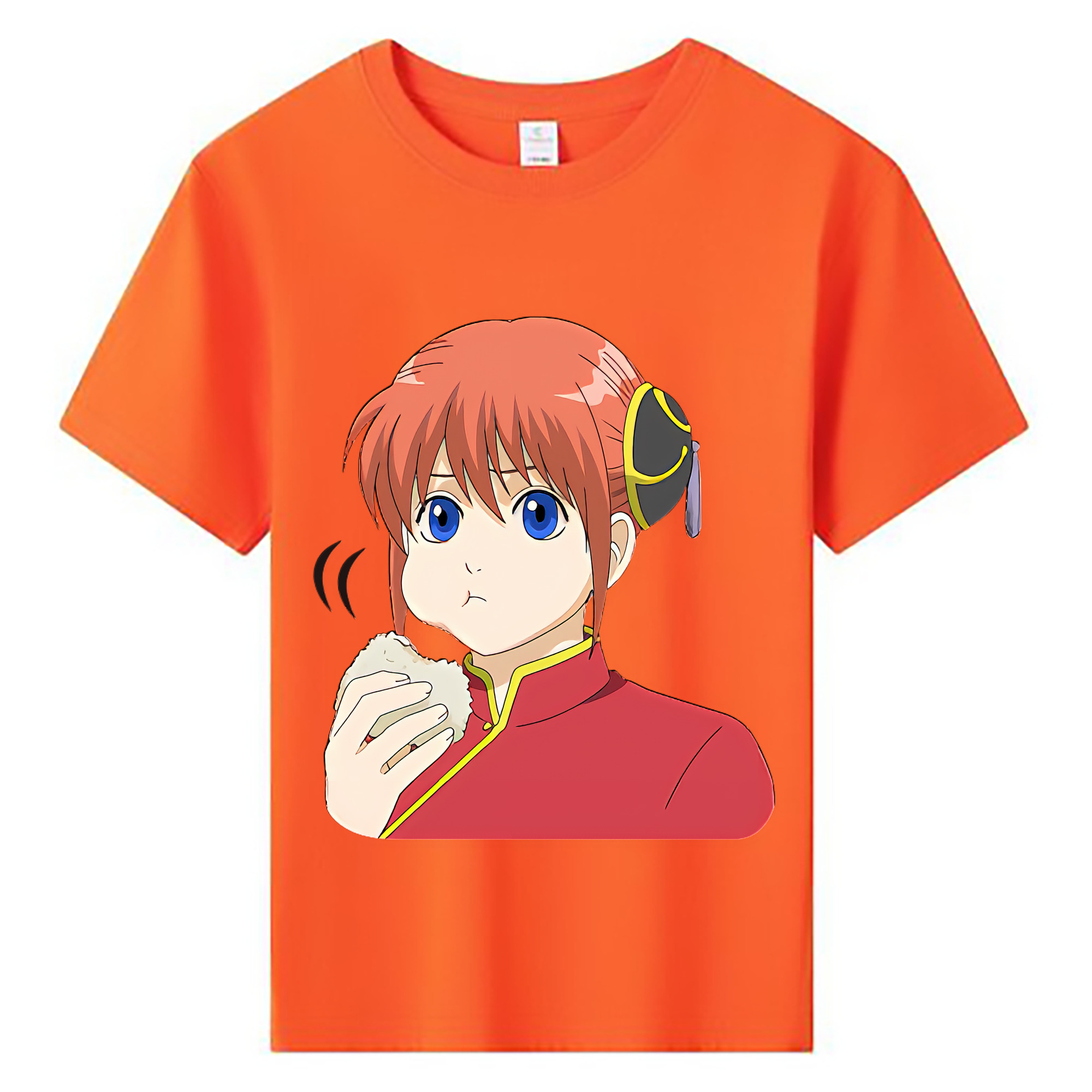 （画像用） ぎんたま 坂田銀時（さかたぎんとき） 神楽 志村新八（しむら しんぱち） GINTAMA Sakata Gintoki Kagura Shimura Shinpachi 綿100％キッズTシャツ（フロントプリント）