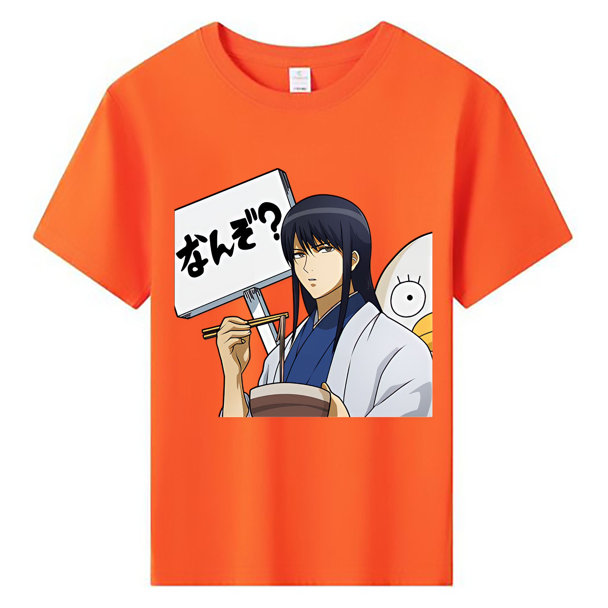 （画像用） ぎんたま 坂田銀時（さかたぎんとき） 神楽 志村新八（しむら しんぱち） GINTAMA Sakata Gintoki Kagura Shimura Shinpachi 綿100％キッズTシャツ（フロントプリント）