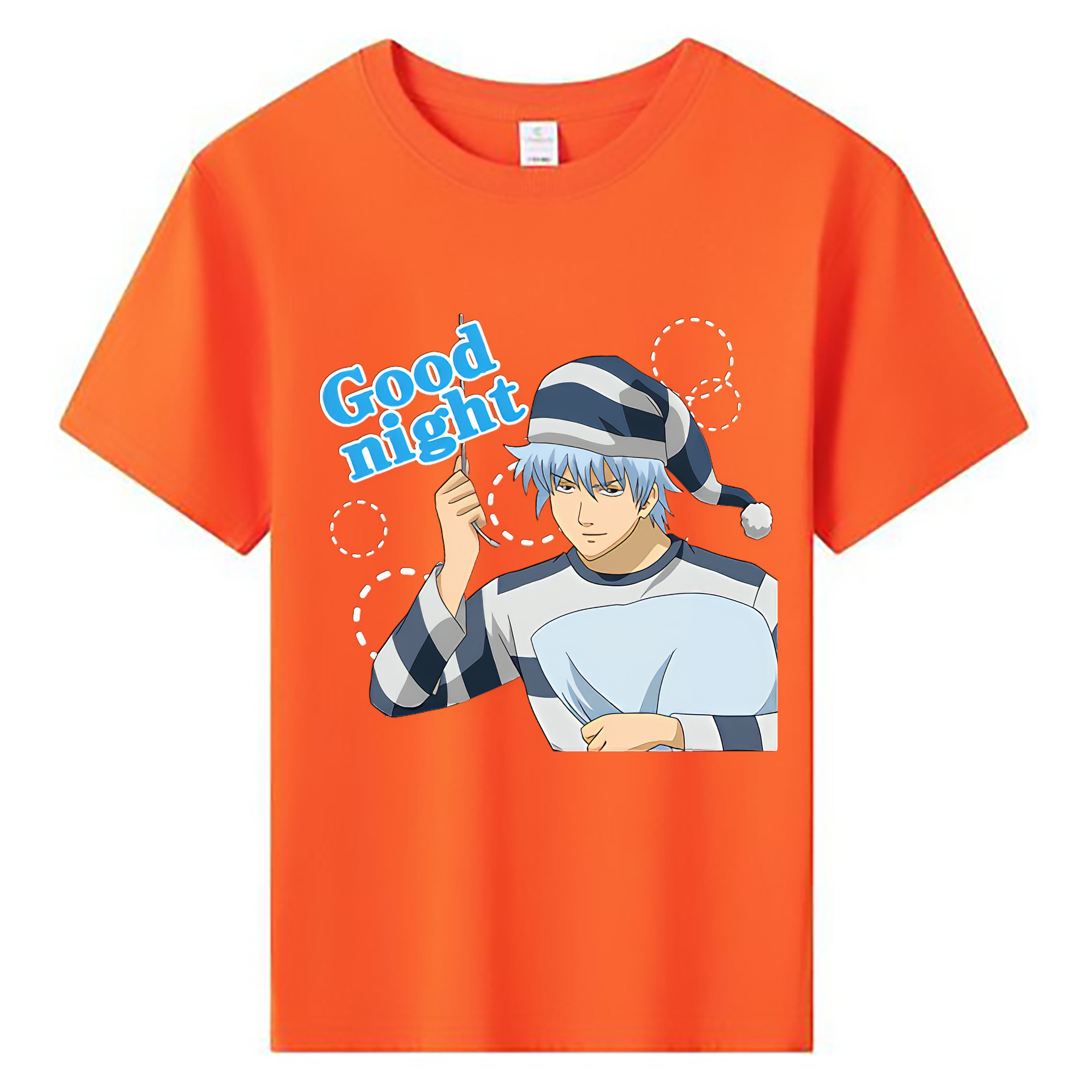 （画像用） ぎんたま 坂田銀時（さかたぎんとき） 神楽 志村新八（しむら しんぱち） GINTAMA Sakata Gintoki Kagura Shimura Shinpachi 綿100％キッズTシャツ（フロントプリント）