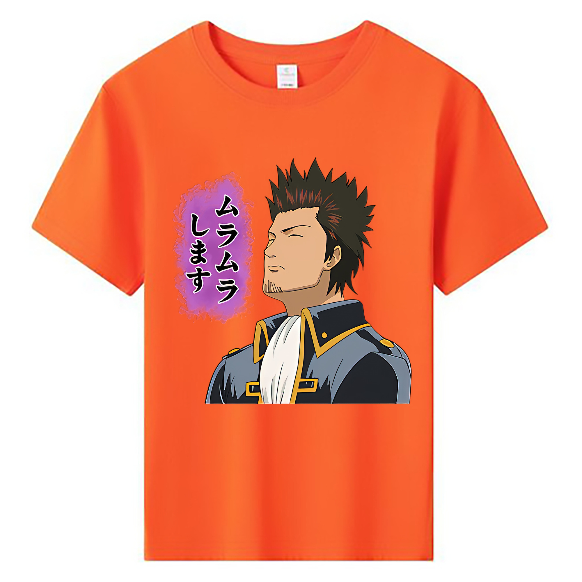 （画像用） ぎんたま 坂田銀時（さかたぎんとき） 神楽 志村新八（しむら しんぱち） GINTAMA Sakata Gintoki Kagura Shimura Shinpachi 綿100％キッズTシャツ（フロントプリント）