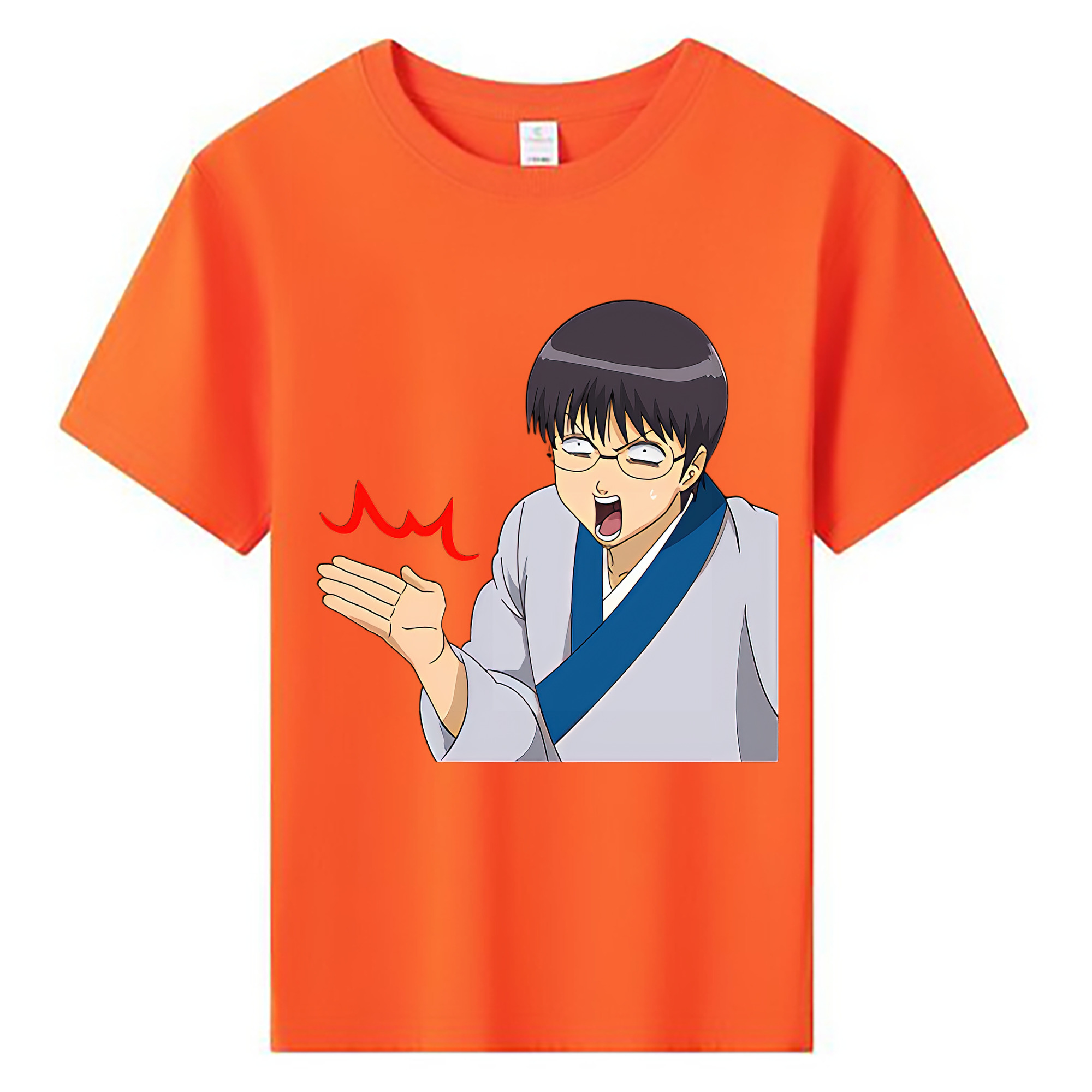 （画像用） ぎんたま 坂田銀時（さかたぎんとき） 神楽 志村新八（しむら しんぱち） GINTAMA Sakata Gintoki Kagura Shimura Shinpachi 綿100％キッズTシャツ（フロントプリント）