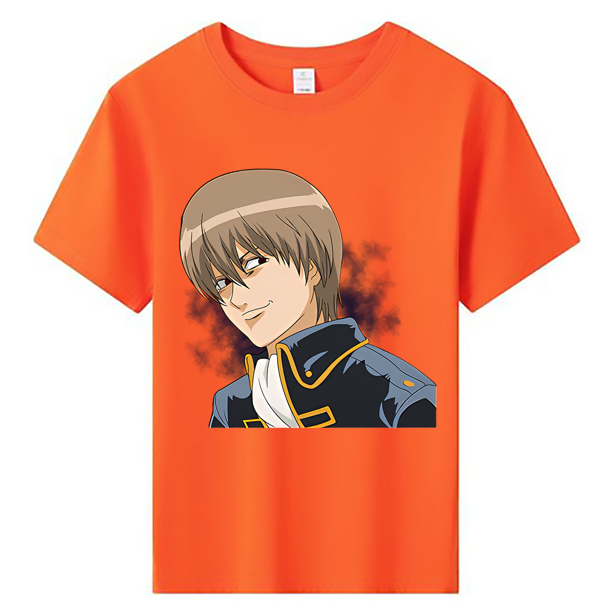 （画像用） ぎんたま 坂田銀時（さかたぎんとき） 神楽 志村新八（しむら しんぱち） GINTAMA Sakata Gintoki Kagura Shimura Shinpachi 綿100％キッズTシャツ（フロントプリント）
