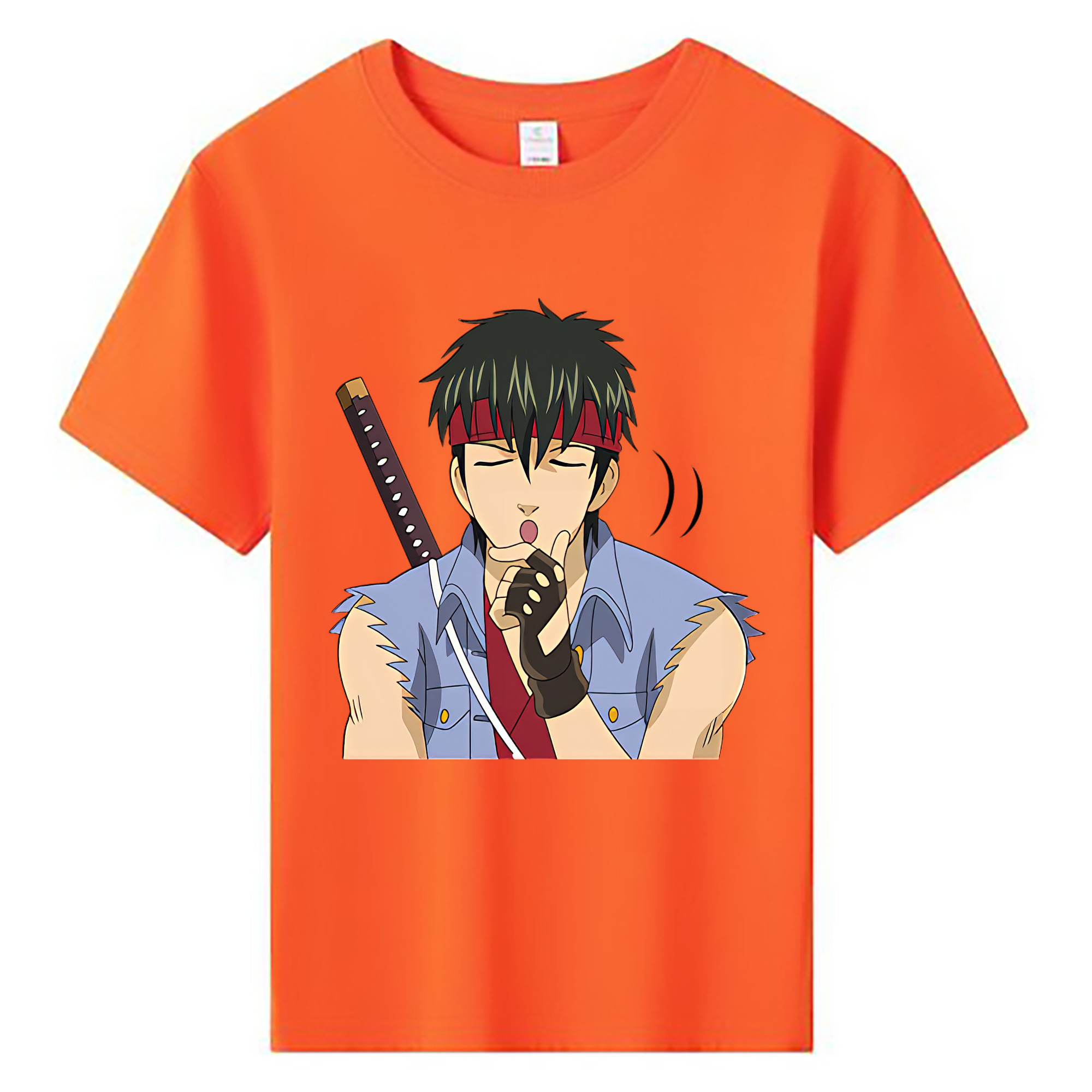 （画像用） ぎんたま 坂田銀時（さかたぎんとき） 神楽 志村新八（しむら しんぱち） GINTAMA Sakata Gintoki Kagura Shimura Shinpachi 綿100％キッズTシャツ（フロントプリント）