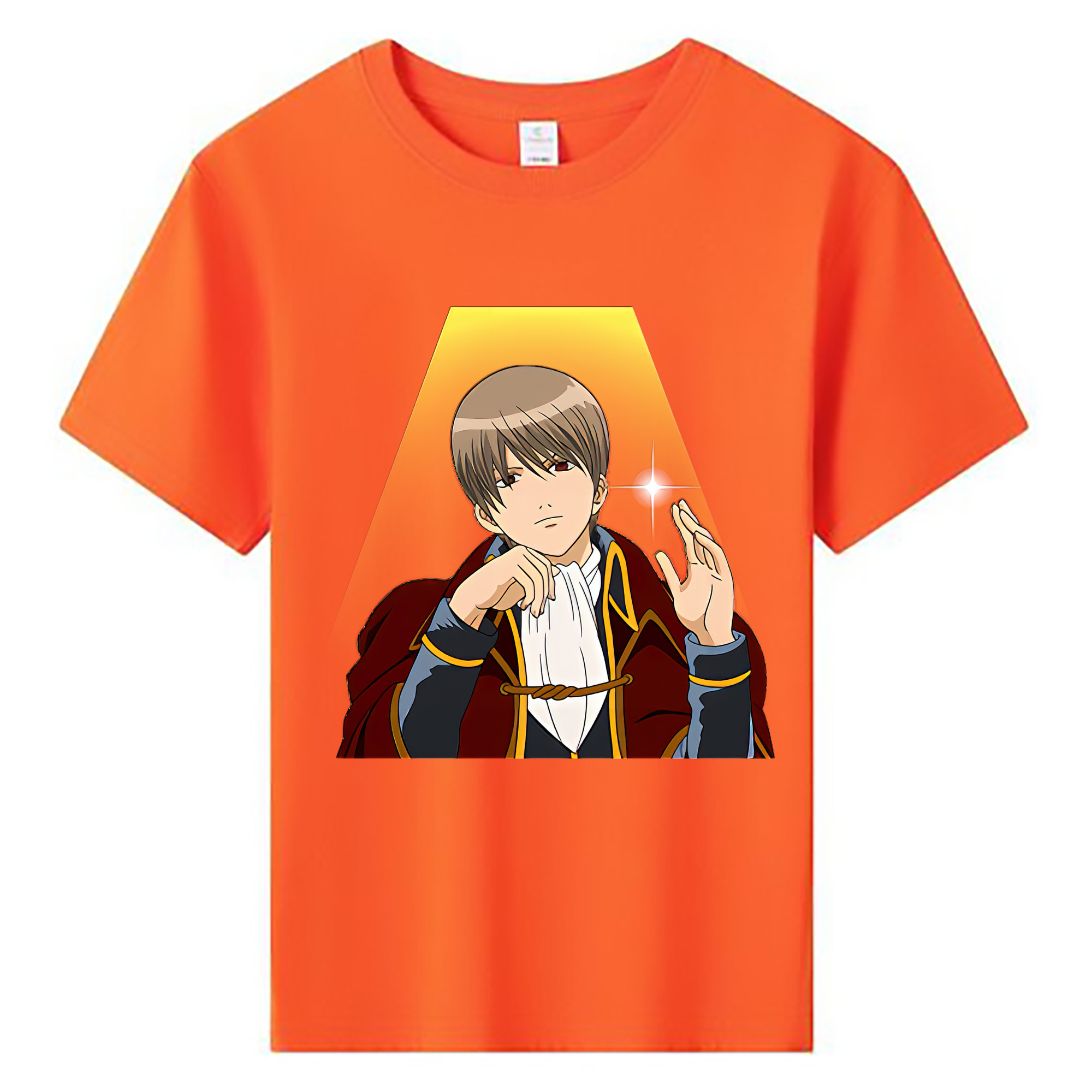（画像用） ぎんたま 坂田銀時（さかたぎんとき） 神楽 志村新八（しむら しんぱち） GINTAMA Sakata Gintoki Kagura Shimura Shinpachi 綿100％キッズTシャツ（フロントプリント）