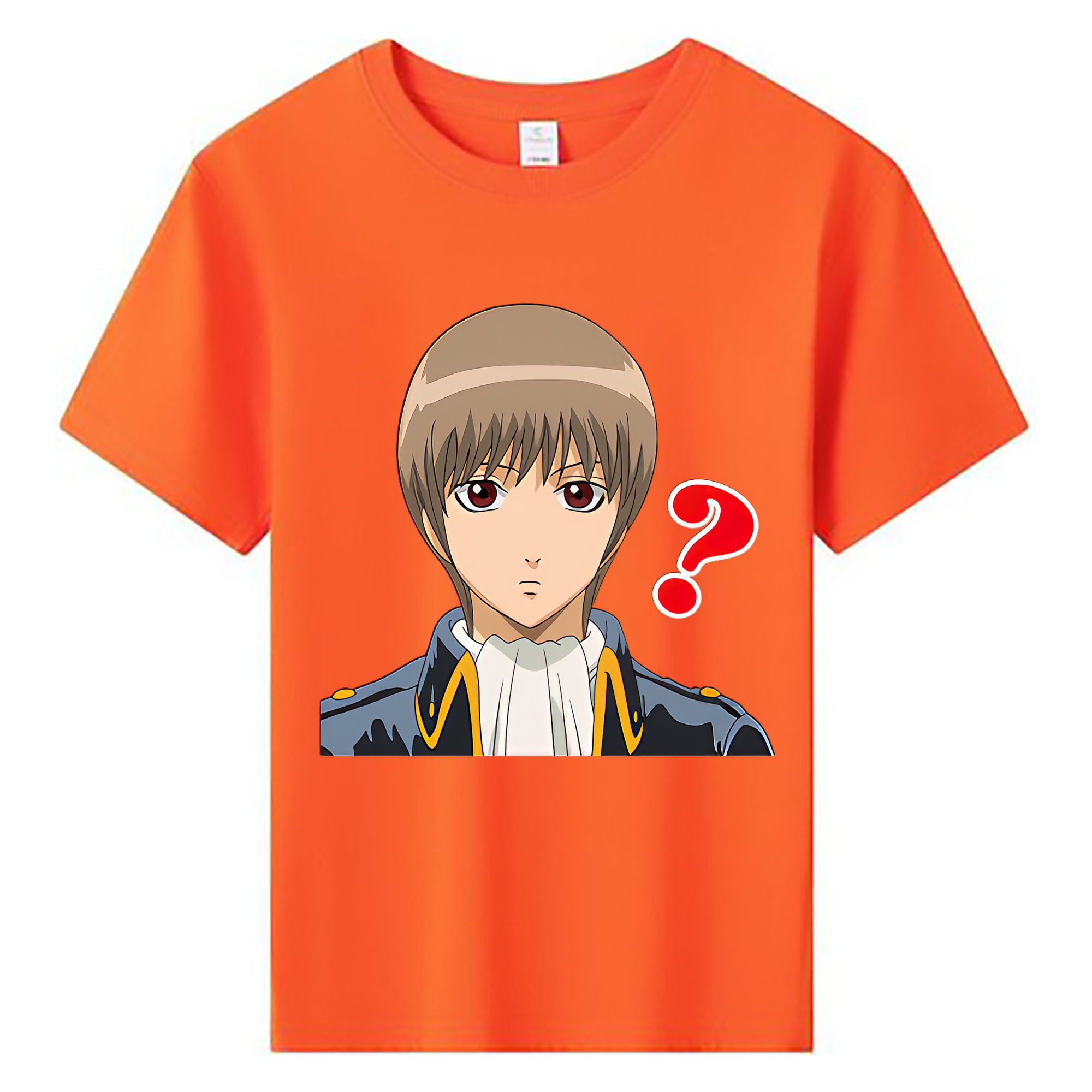 （画像用） ぎんたま 坂田銀時（さかたぎんとき） 神楽 志村新八（しむら しんぱち） GINTAMA Sakata Gintoki Kagura Shimura Shinpachi 綿100％キッズTシャツ（フロントプリント）