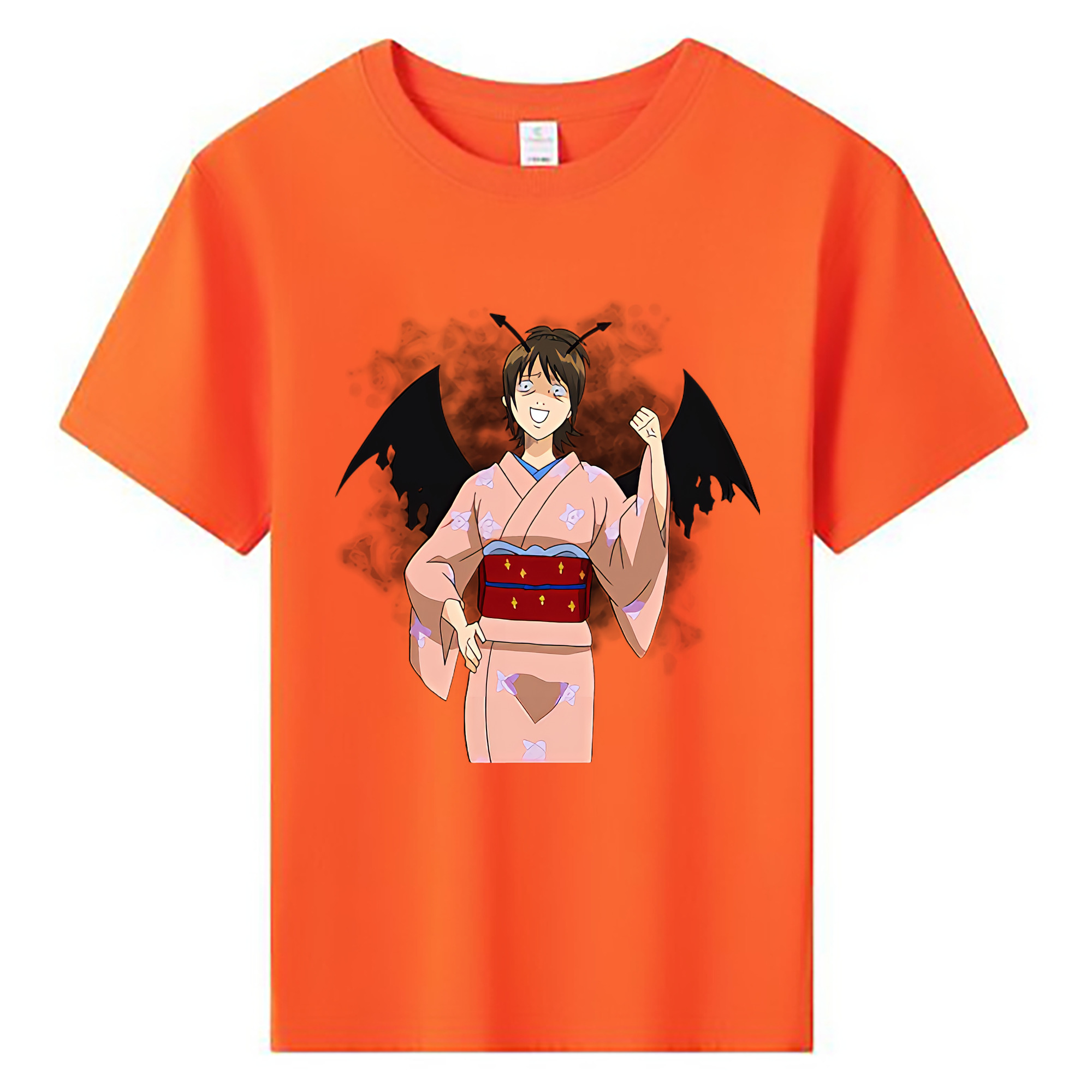 （画像用） ぎんたま 坂田銀時（さかたぎんとき） 神楽 志村新八（しむら しんぱち） GINTAMA Sakata Gintoki Kagura Shimura Shinpachi 綿100％キッズTシャツ（フロントプリント）