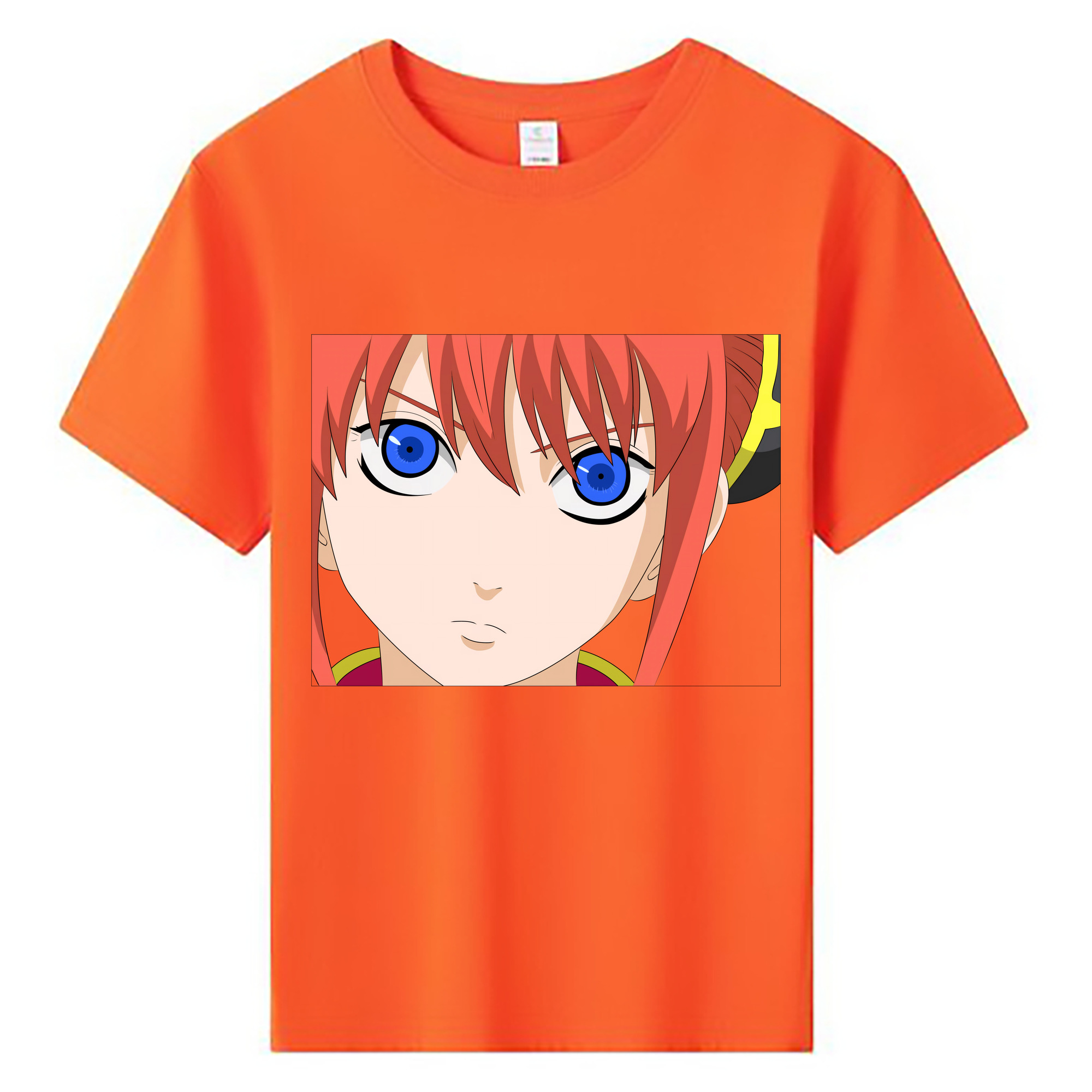 （画像用） ぎんたま 坂田銀時（さかたぎんとき） 神楽 志村新八（しむら しんぱち） GINTAMA Sakata Gintoki Kagura Shimura Shinpachi 綿100％キッズTシャツ（フロントプリント）