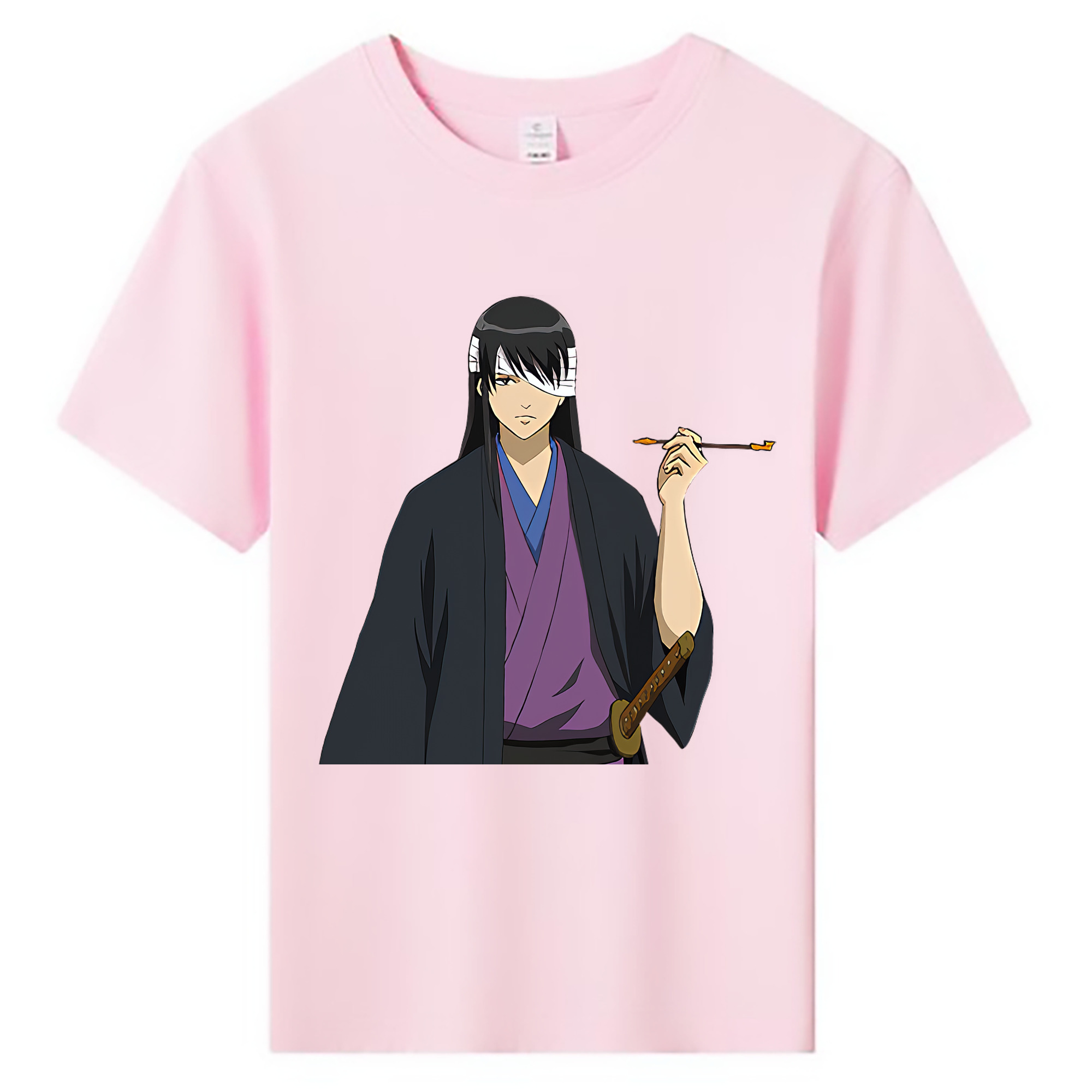 （画像用） ぎんたま 坂田銀時（さかたぎんとき） 神楽 志村新八（しむら しんぱち） GINTAMA Sakata Gintoki Kagura Shimura Shinpachi 綿100％キッズTシャツ（フロントプリント）