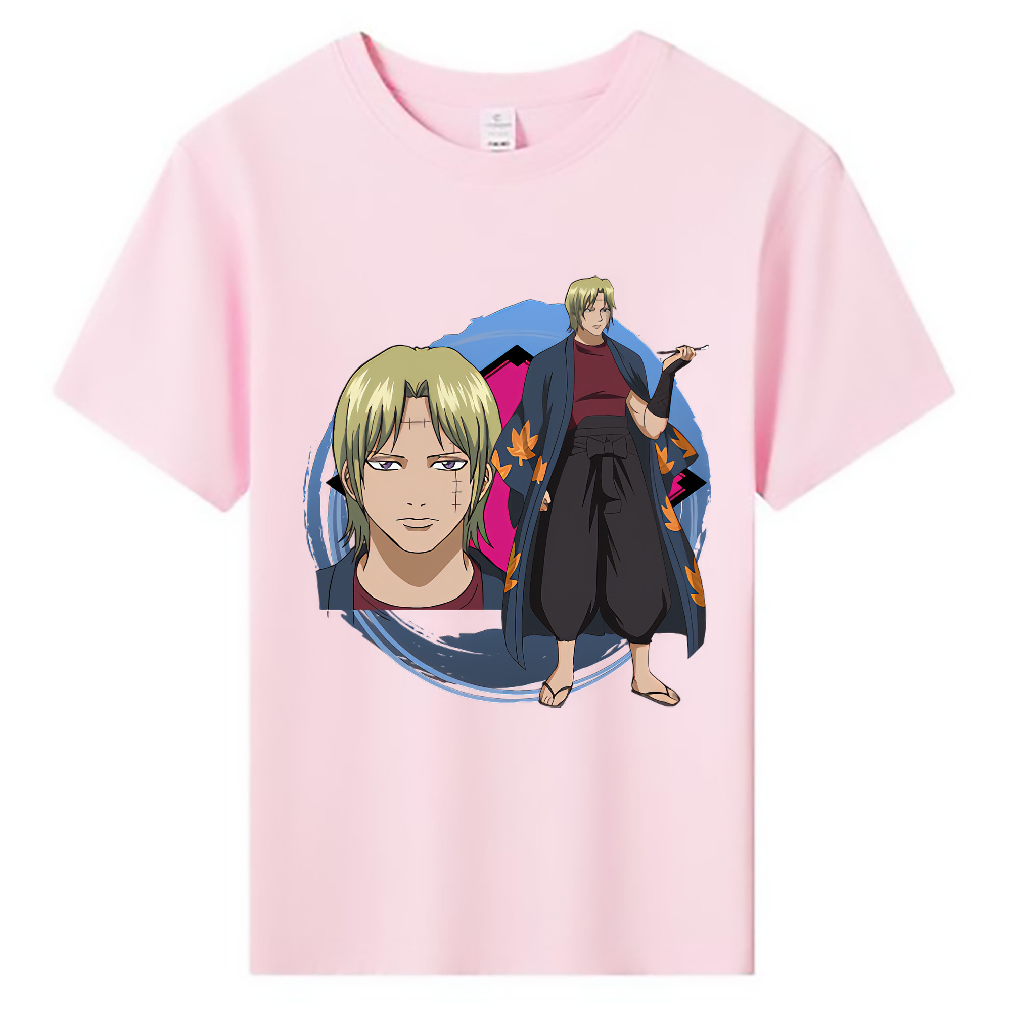 （画像用） ぎんたま 坂田銀時（さかたぎんとき） 神楽 志村新八（しむら しんぱち） GINTAMA Sakata Gintoki Kagura Shimura Shinpachi 綿100％キッズTシャツ（フロントプリント）