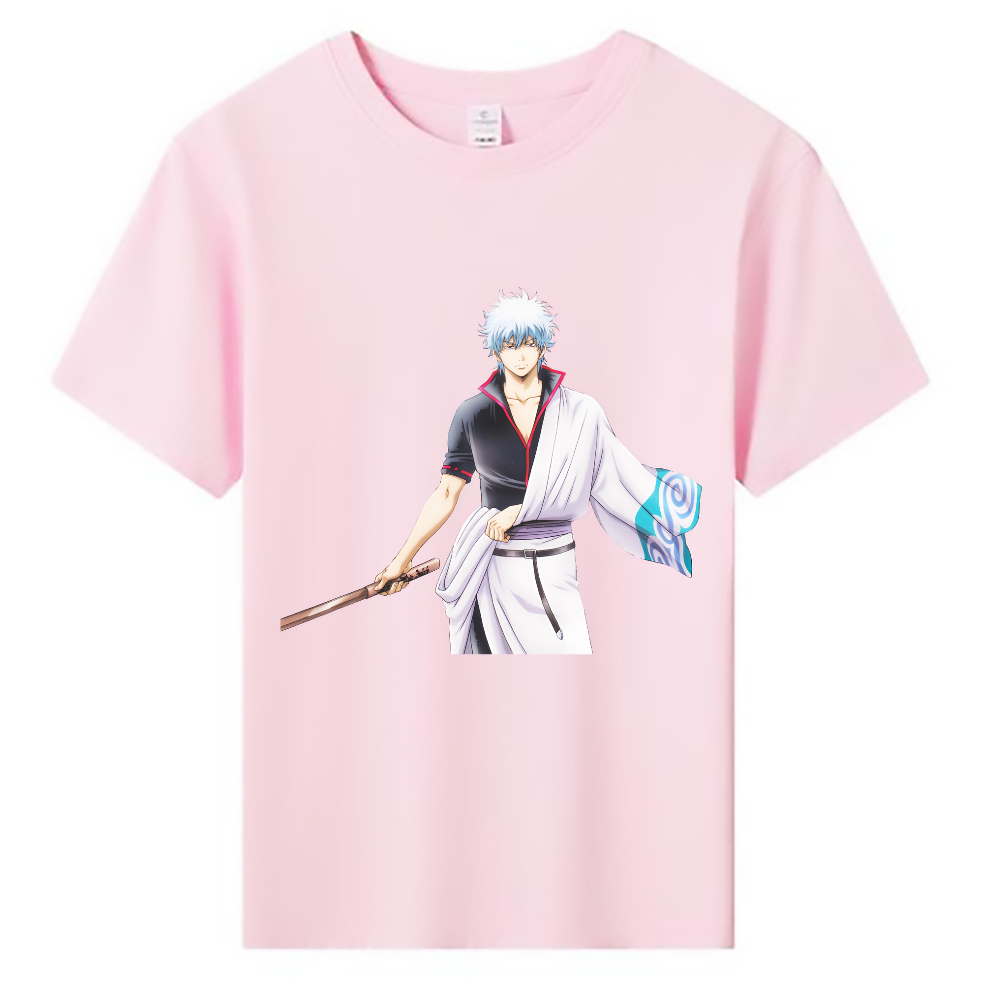 （画像用） ぎんたま 坂田銀時（さかたぎんとき） 神楽 志村新八（しむら しんぱち） GINTAMA Sakata Gintoki Kagura Shimura Shinpachi 綿100％キッズTシャツ（フロントプリント）