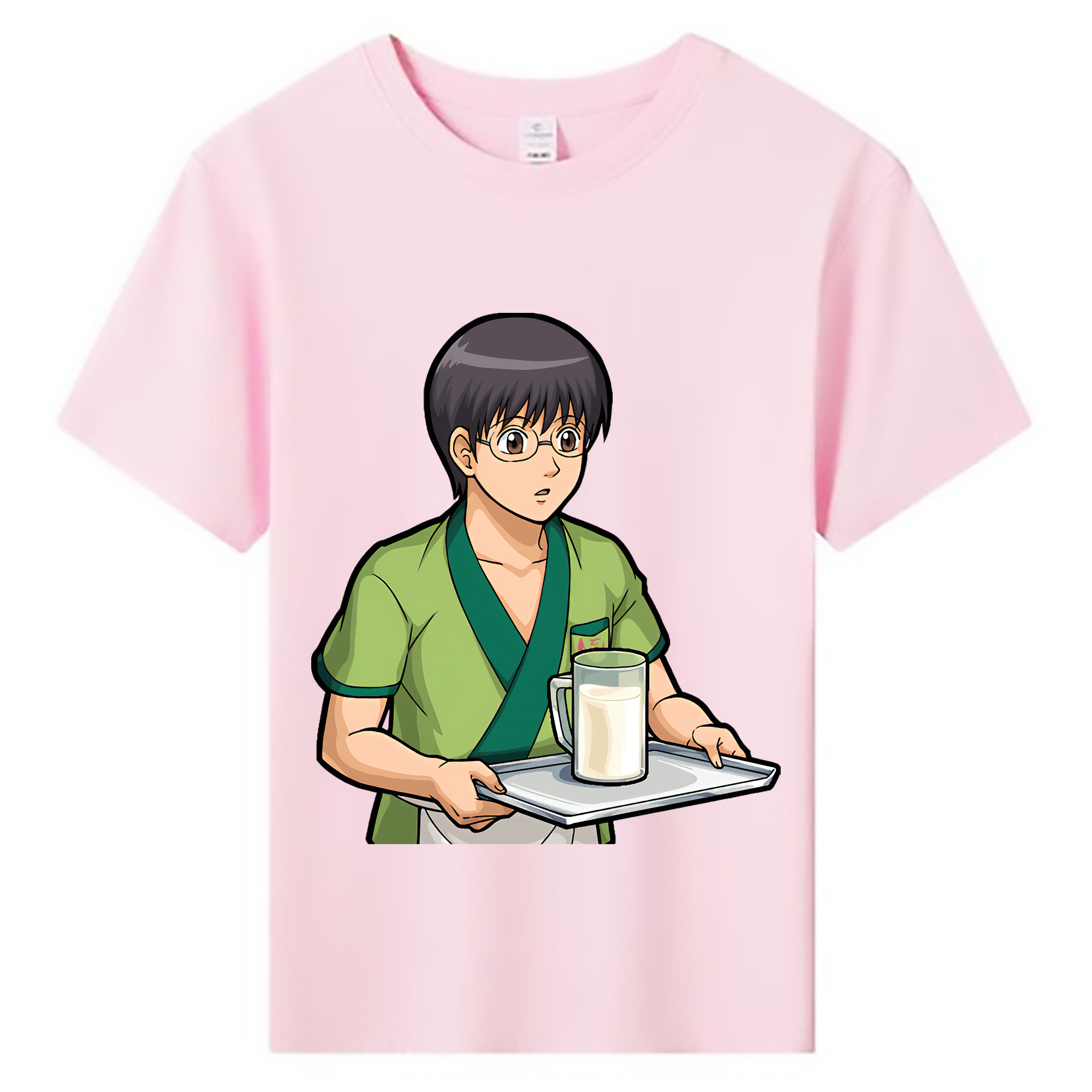 （画像用） ぎんたま 坂田銀時（さかたぎんとき） 神楽 志村新八（しむら しんぱち） GINTAMA Sakata Gintoki Kagura Shimura Shinpachi 綿100％キッズTシャツ（フロントプリント）