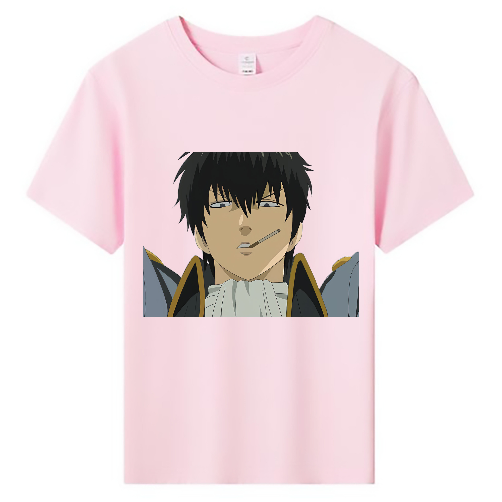 （画像用） ぎんたま 坂田銀時（さかたぎんとき） 神楽 志村新八（しむら しんぱち） GINTAMA Sakata Gintoki Kagura Shimura Shinpachi 綿100％キッズTシャツ（フロントプリント）