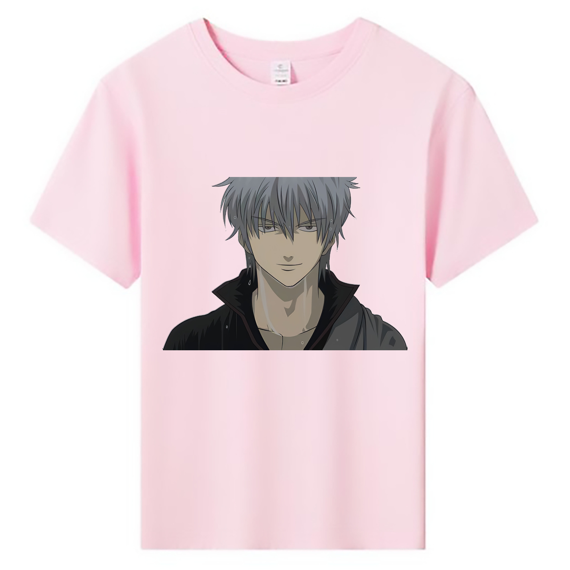 （画像用） ぎんたま 坂田銀時（さかたぎんとき） 神楽 志村新八（しむら しんぱち） GINTAMA Sakata Gintoki Kagura Shimura Shinpachi 綿100％キッズTシャツ（フロントプリント）