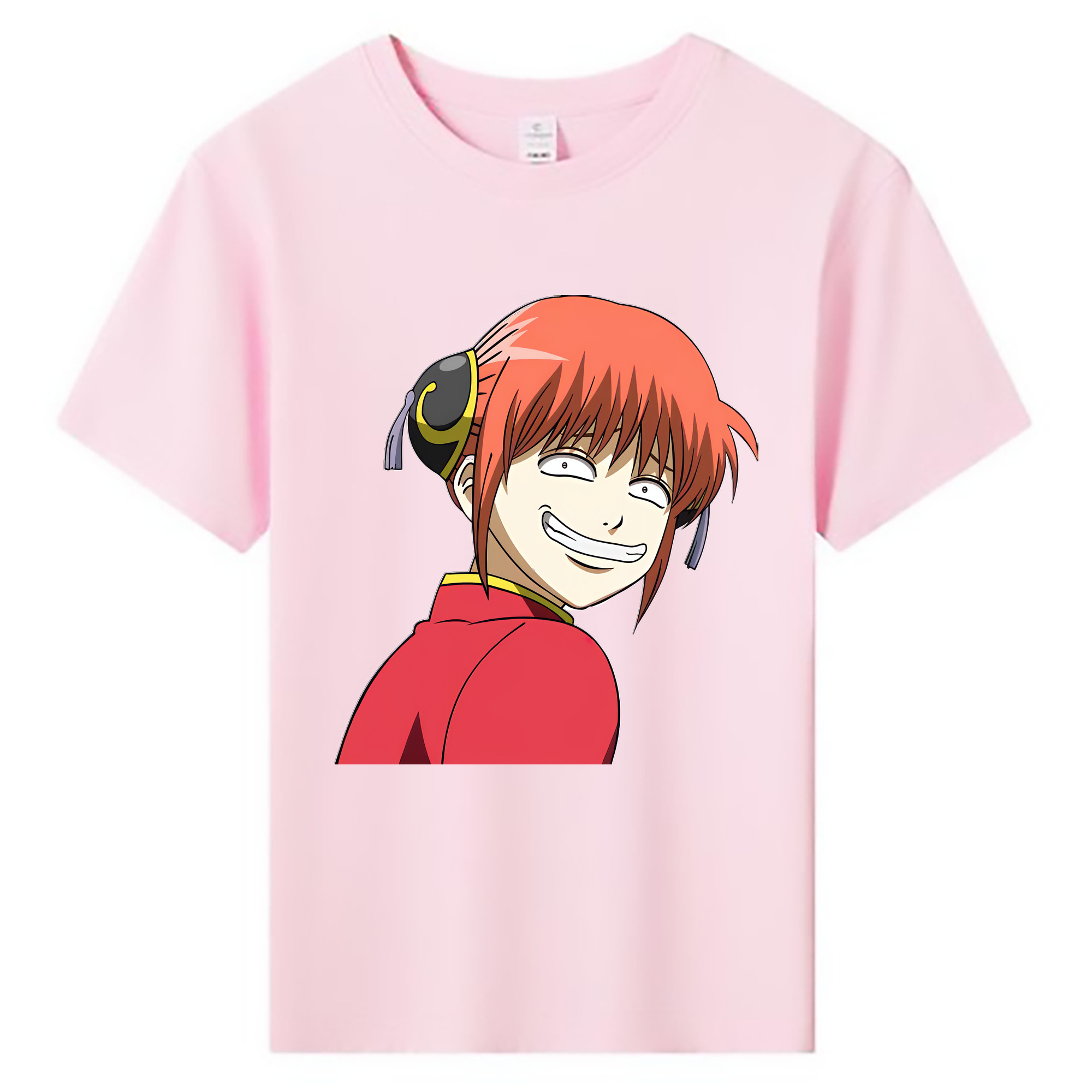 （画像用） ぎんたま 坂田銀時（さかたぎんとき） 神楽 志村新八（しむら しんぱち） GINTAMA Sakata Gintoki Kagura Shimura Shinpachi 綿100％キッズTシャツ（フロントプリント）