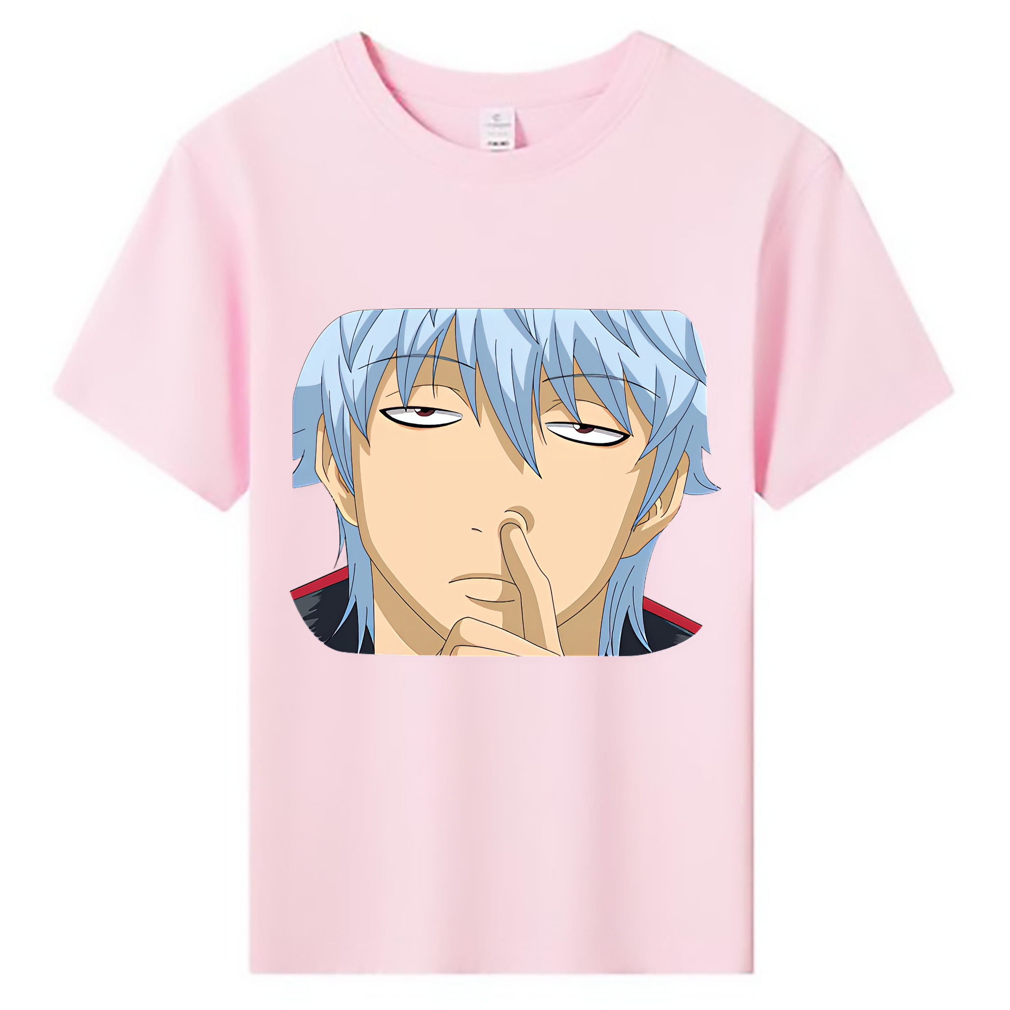 （画像用） ぎんたま 坂田銀時（さかたぎんとき） 神楽 志村新八（しむら しんぱち） GINTAMA Sakata Gintoki Kagura Shimura Shinpachi 綿100％キッズTシャツ（フロントプリント）
