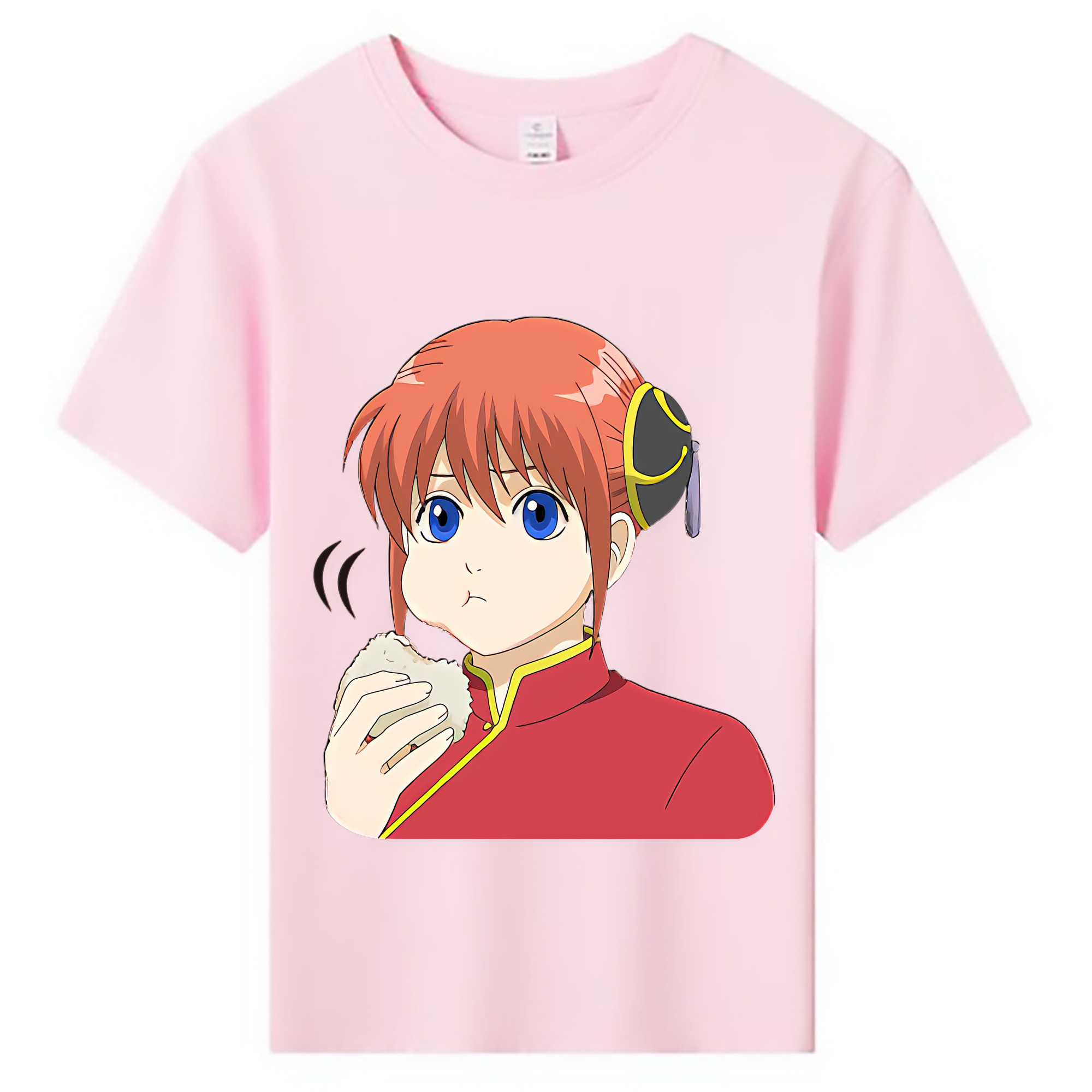 （画像用） ぎんたま 坂田銀時（さかたぎんとき） 神楽 志村新八（しむら しんぱち） GINTAMA Sakata Gintoki Kagura Shimura Shinpachi 綿100％キッズTシャツ（フロントプリント）