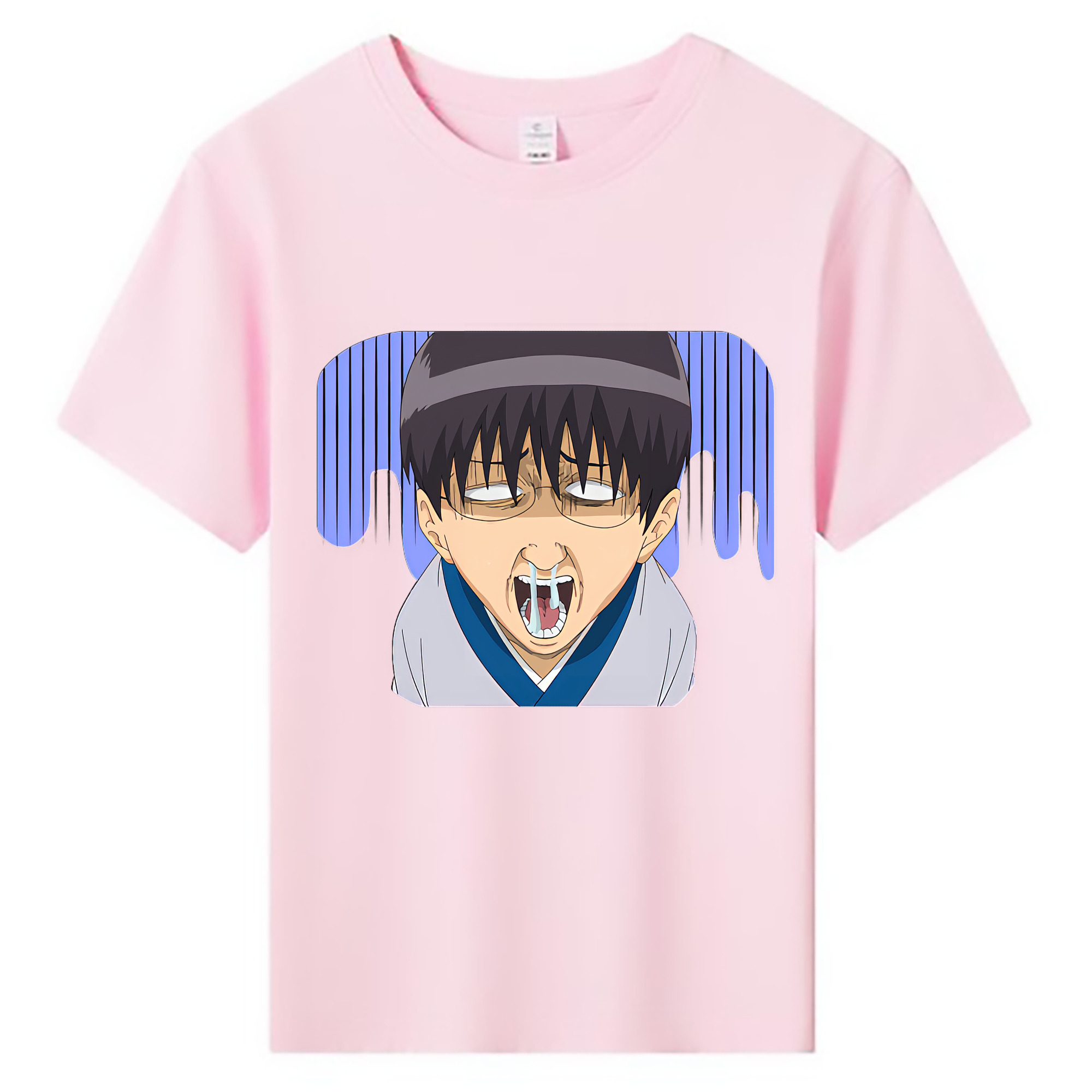 （画像用） ぎんたま 坂田銀時（さかたぎんとき） 神楽 志村新八（しむら しんぱち） GINTAMA Sakata Gintoki Kagura Shimura Shinpachi 綿100％キッズTシャツ（フロントプリント）