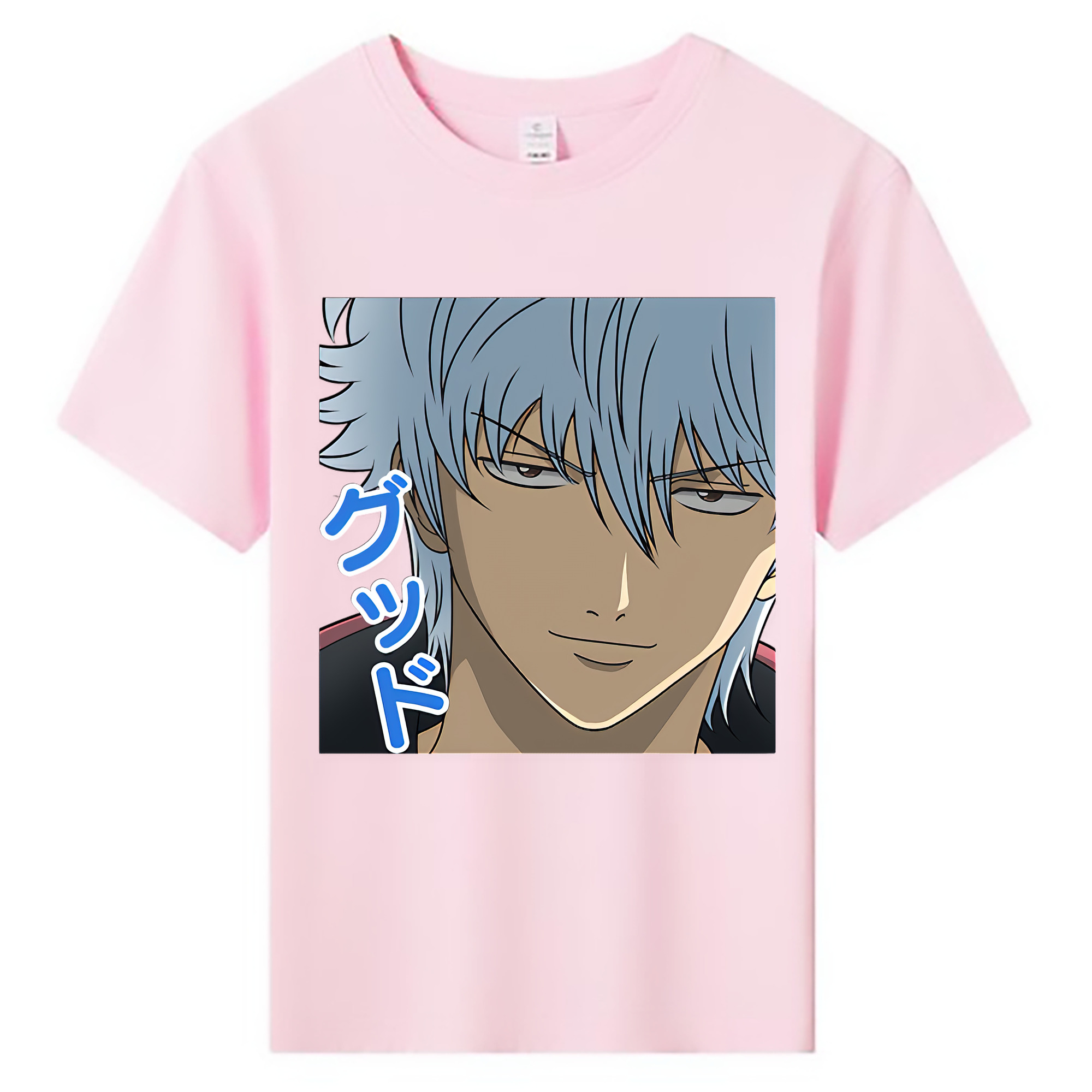 （画像用） ぎんたま 坂田銀時（さかたぎんとき） 神楽 志村新八（しむら しんぱち） GINTAMA Sakata Gintoki Kagura Shimura Shinpachi 綿100％キッズTシャツ（フロントプリント）