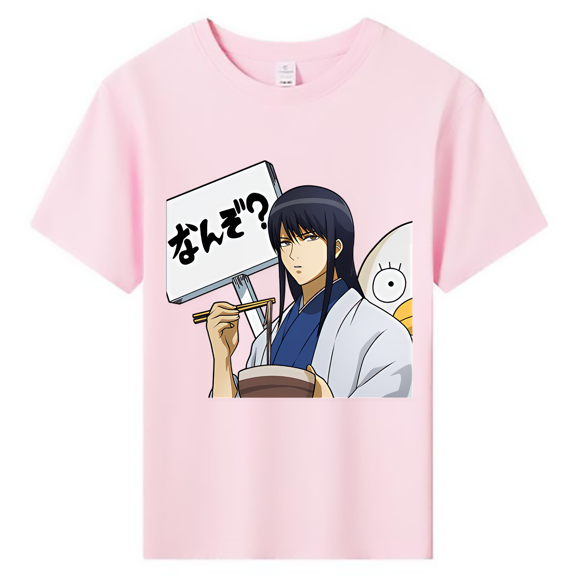 （画像用） ぎんたま 坂田銀時（さかたぎんとき） 神楽 志村新八（しむら しんぱち） GINTAMA Sakata Gintoki Kagura Shimura Shinpachi 綿100％キッズTシャツ（フロントプリント）