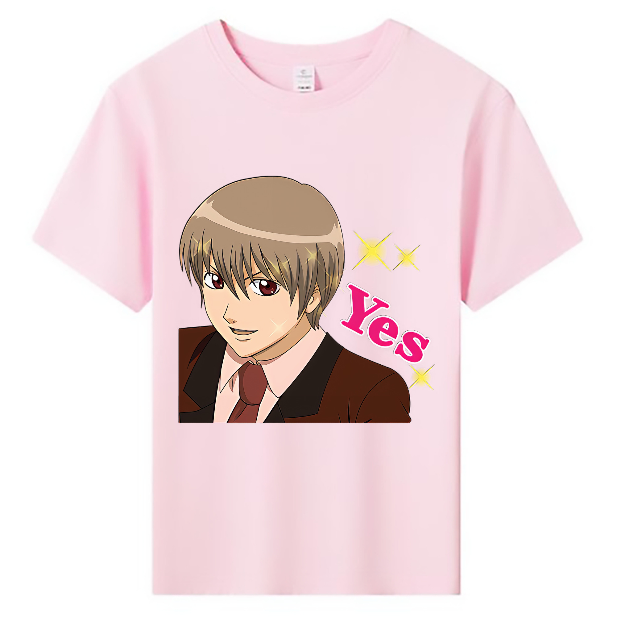 （画像用） ぎんたま 坂田銀時（さかたぎんとき） 神楽 志村新八（しむら しんぱち） GINTAMA Sakata Gintoki Kagura Shimura Shinpachi 綿100％キッズTシャツ（フロントプリント）