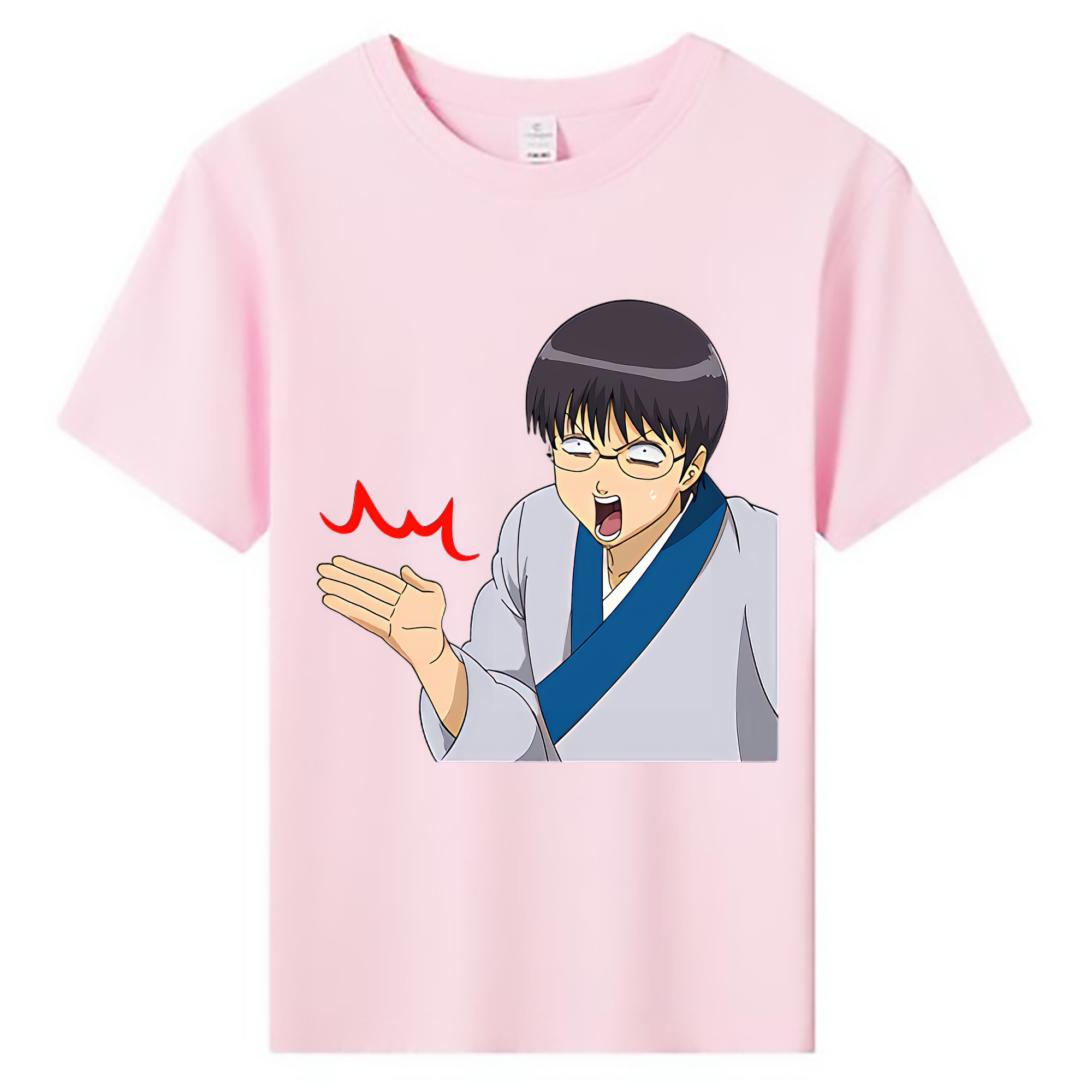 （画像用） ぎんたま 坂田銀時（さかたぎんとき） 神楽 志村新八（しむら しんぱち） GINTAMA Sakata Gintoki Kagura Shimura Shinpachi 綿100％キッズTシャツ（フロントプリント）
