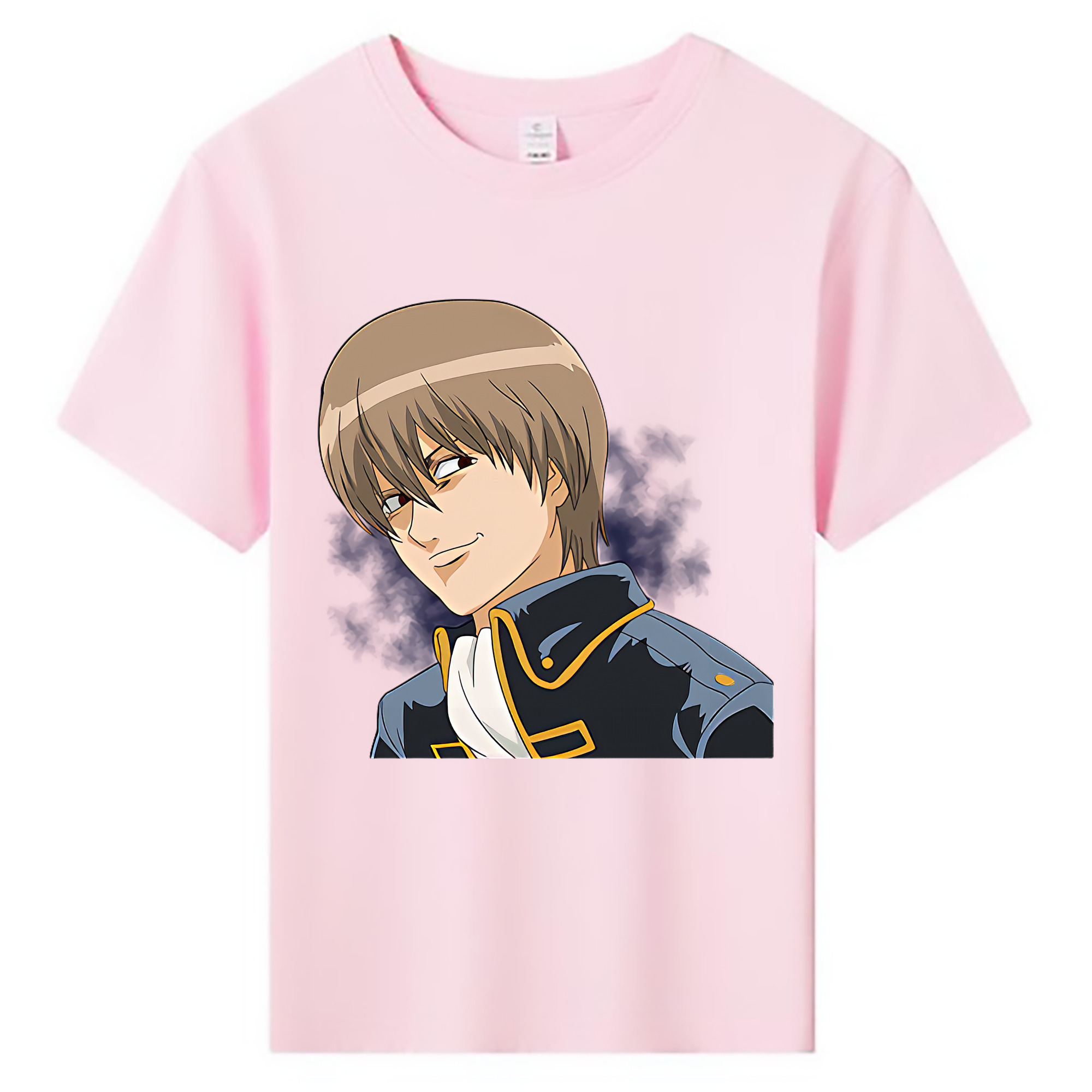 （画像用） ぎんたま 坂田銀時（さかたぎんとき） 神楽 志村新八（しむら しんぱち） GINTAMA Sakata Gintoki Kagura Shimura Shinpachi 綿100％キッズTシャツ（フロントプリント）