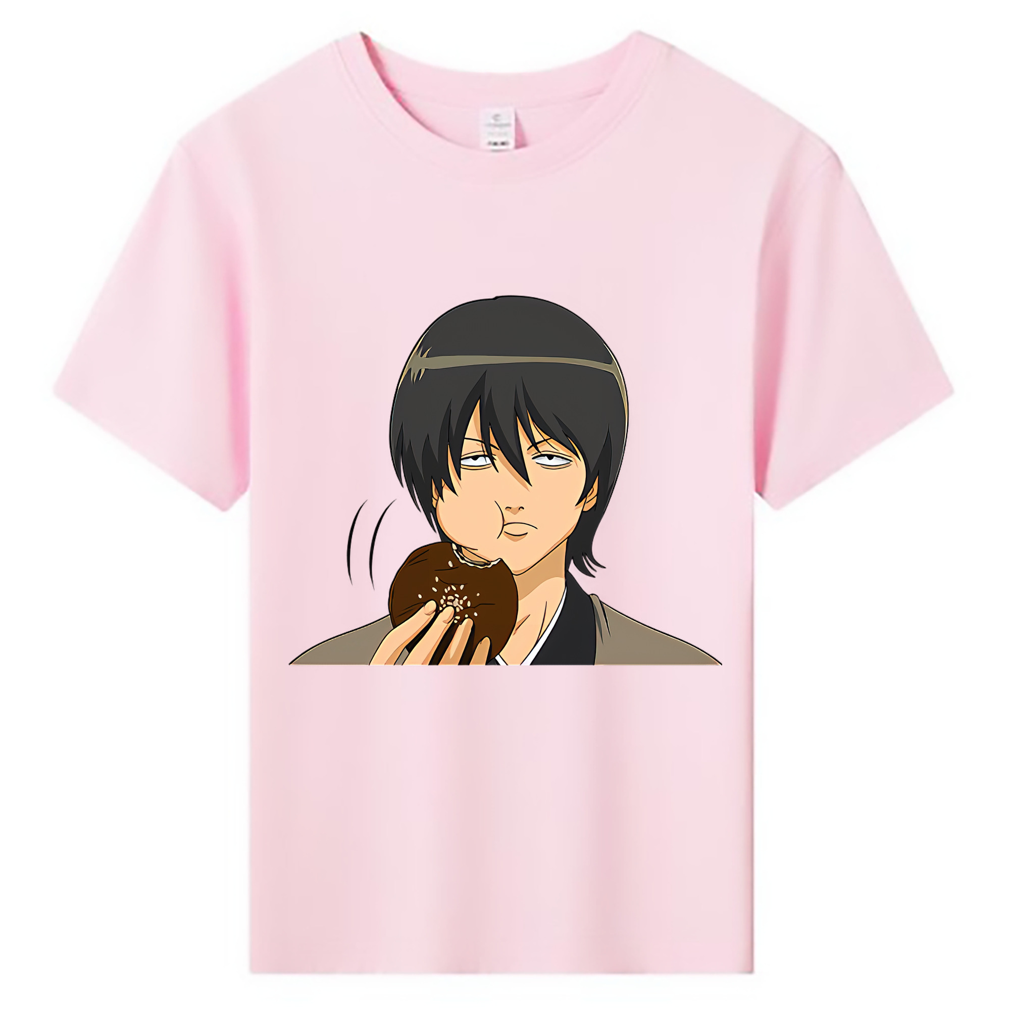 （画像用） ぎんたま 坂田銀時（さかたぎんとき） 神楽 志村新八（しむら しんぱち） GINTAMA Sakata Gintoki Kagura Shimura Shinpachi 綿100％キッズTシャツ（フロントプリント）