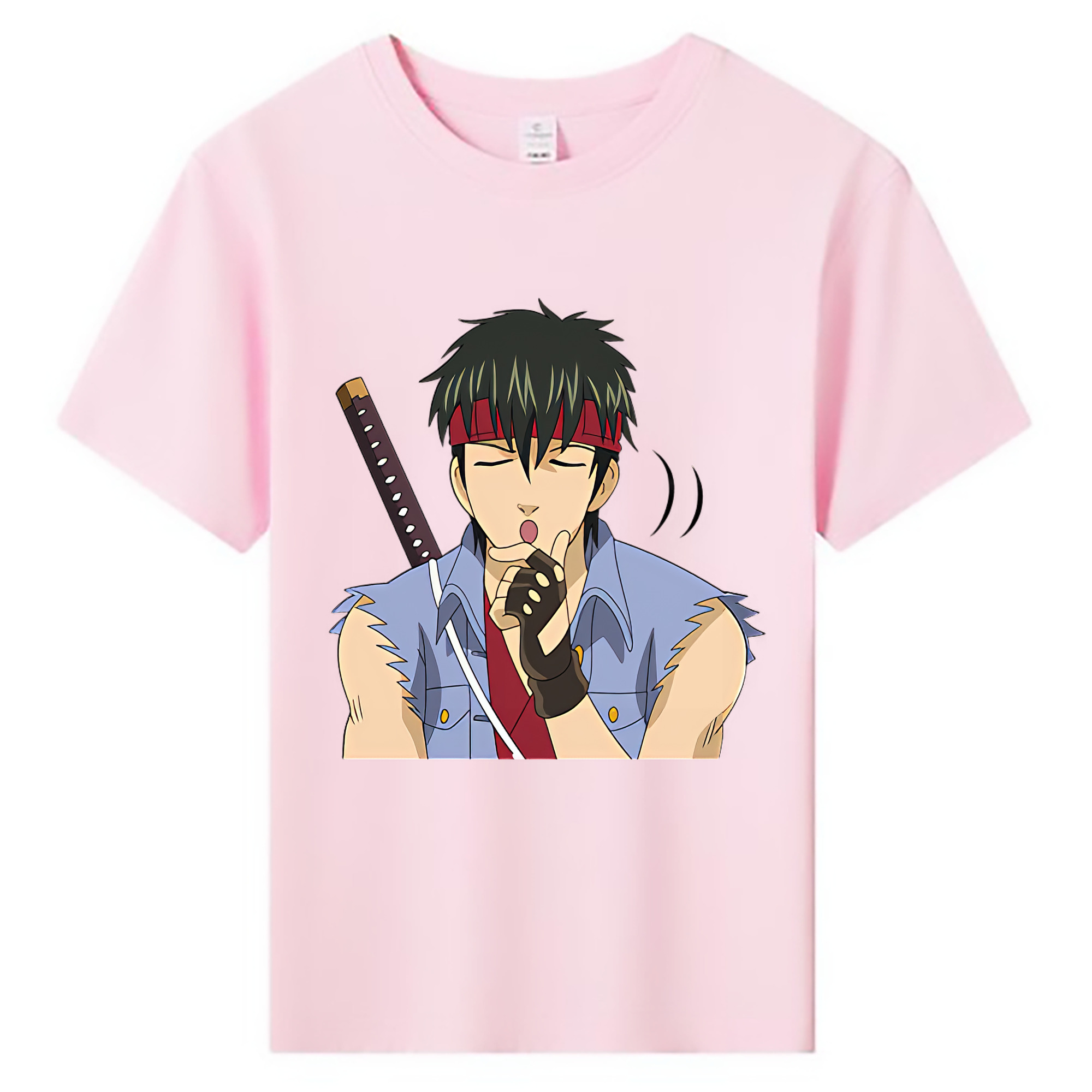 （画像用） ぎんたま 坂田銀時（さかたぎんとき） 神楽 志村新八（しむら しんぱち） GINTAMA Sakata Gintoki Kagura Shimura Shinpachi 綿100％キッズTシャツ（フロントプリント）