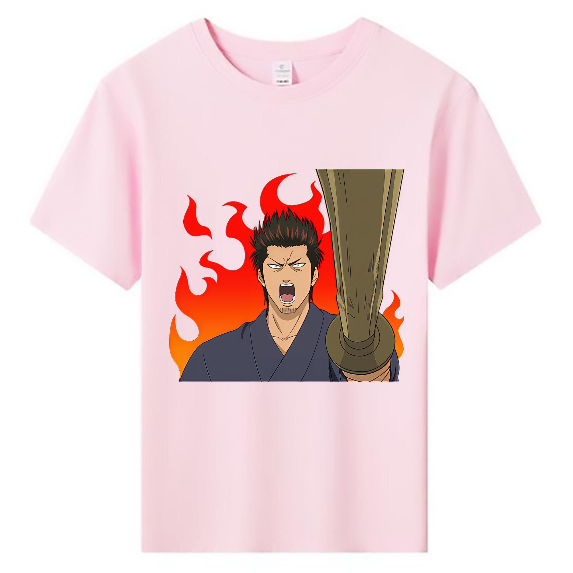 （画像用） ぎんたま 坂田銀時（さかたぎんとき） 神楽 志村新八（しむら しんぱち） GINTAMA Sakata Gintoki Kagura Shimura Shinpachi 綿100％キッズTシャツ（フロントプリント）