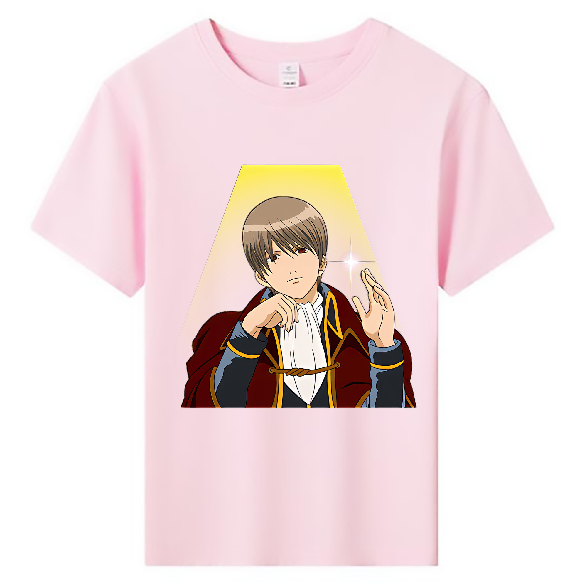 （画像用） ぎんたま 坂田銀時（さかたぎんとき） 神楽 志村新八（しむら しんぱち） GINTAMA Sakata Gintoki Kagura Shimura Shinpachi 綿100％キッズTシャツ（フロントプリント）