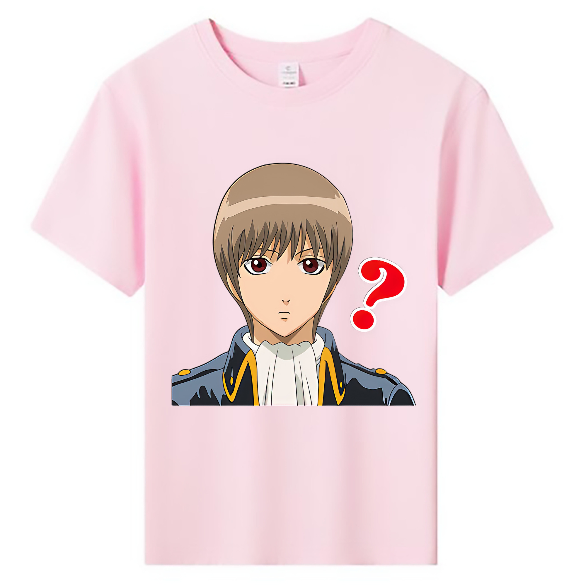 （画像用） ぎんたま 坂田銀時（さかたぎんとき） 神楽 志村新八（しむら しんぱち） GINTAMA Sakata Gintoki Kagura Shimura Shinpachi 綿100％キッズTシャツ（フロントプリント）