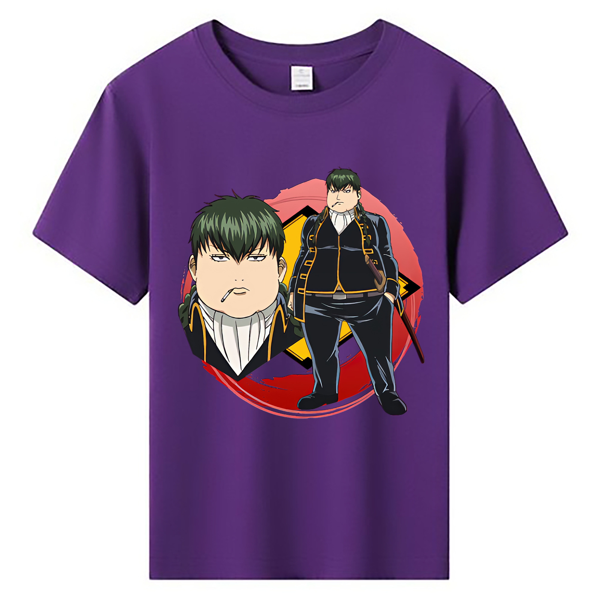（画像用） ぎんたま 坂田銀時（さかたぎんとき） 神楽 志村新八（しむら しんぱち） GINTAMA Sakata Gintoki Kagura Shimura Shinpachi 綿100％キッズTシャツ（フロントプリント）